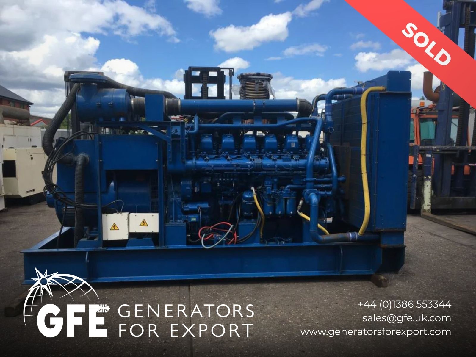 1000KVA FG Wilson Mitsubishi used generator