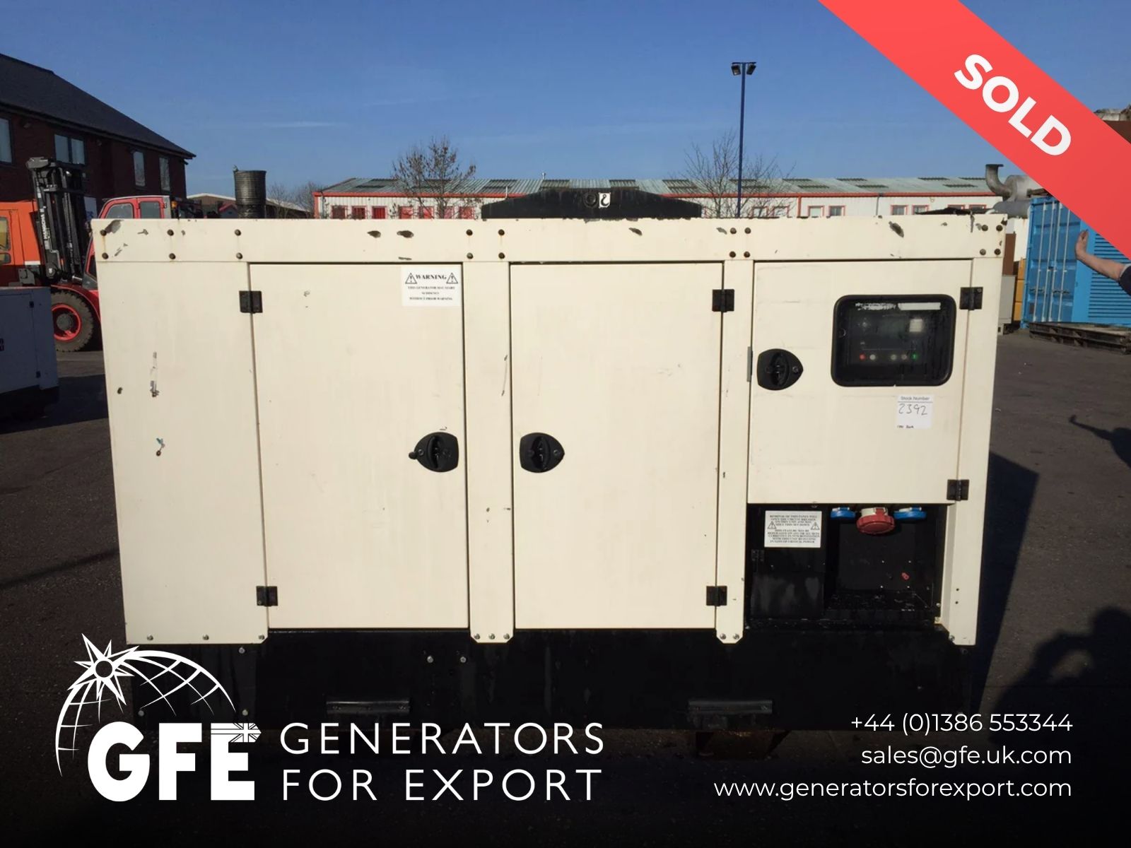 100KVA Bruno Iveco used generator