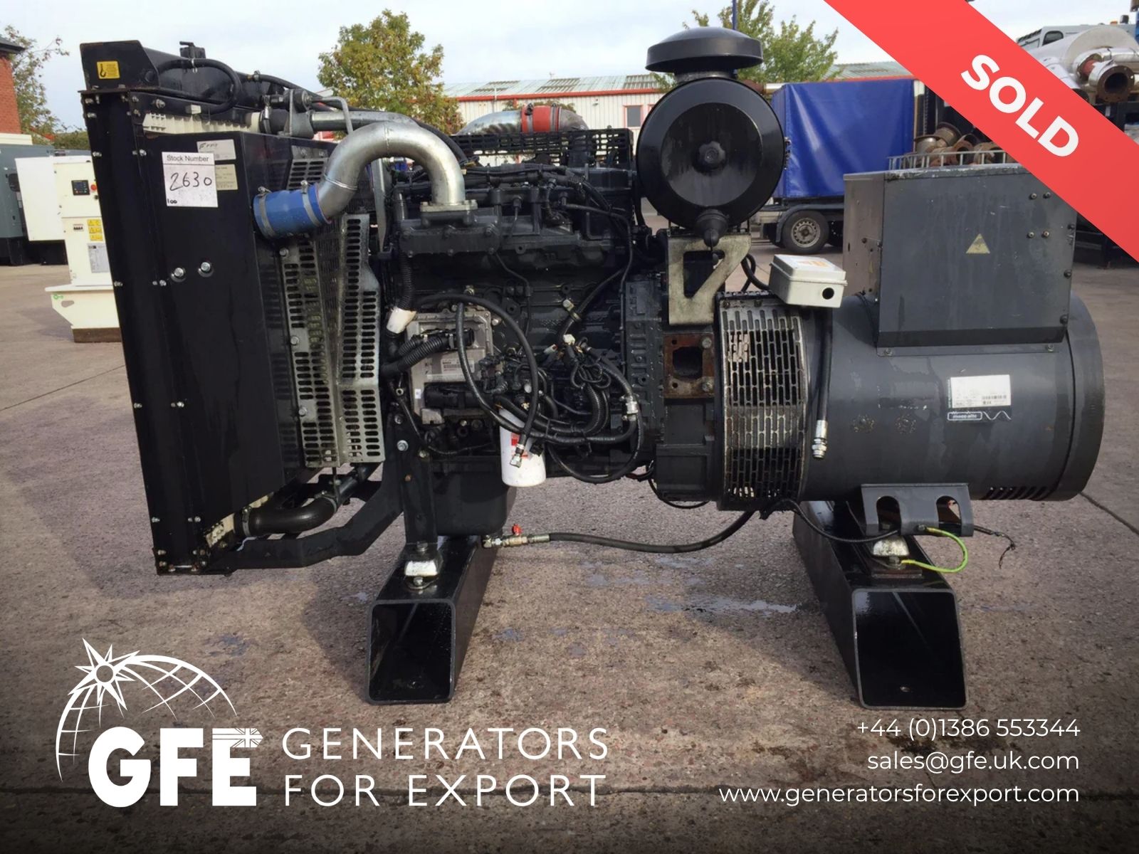 100KVA Powerplant Iveco used generator