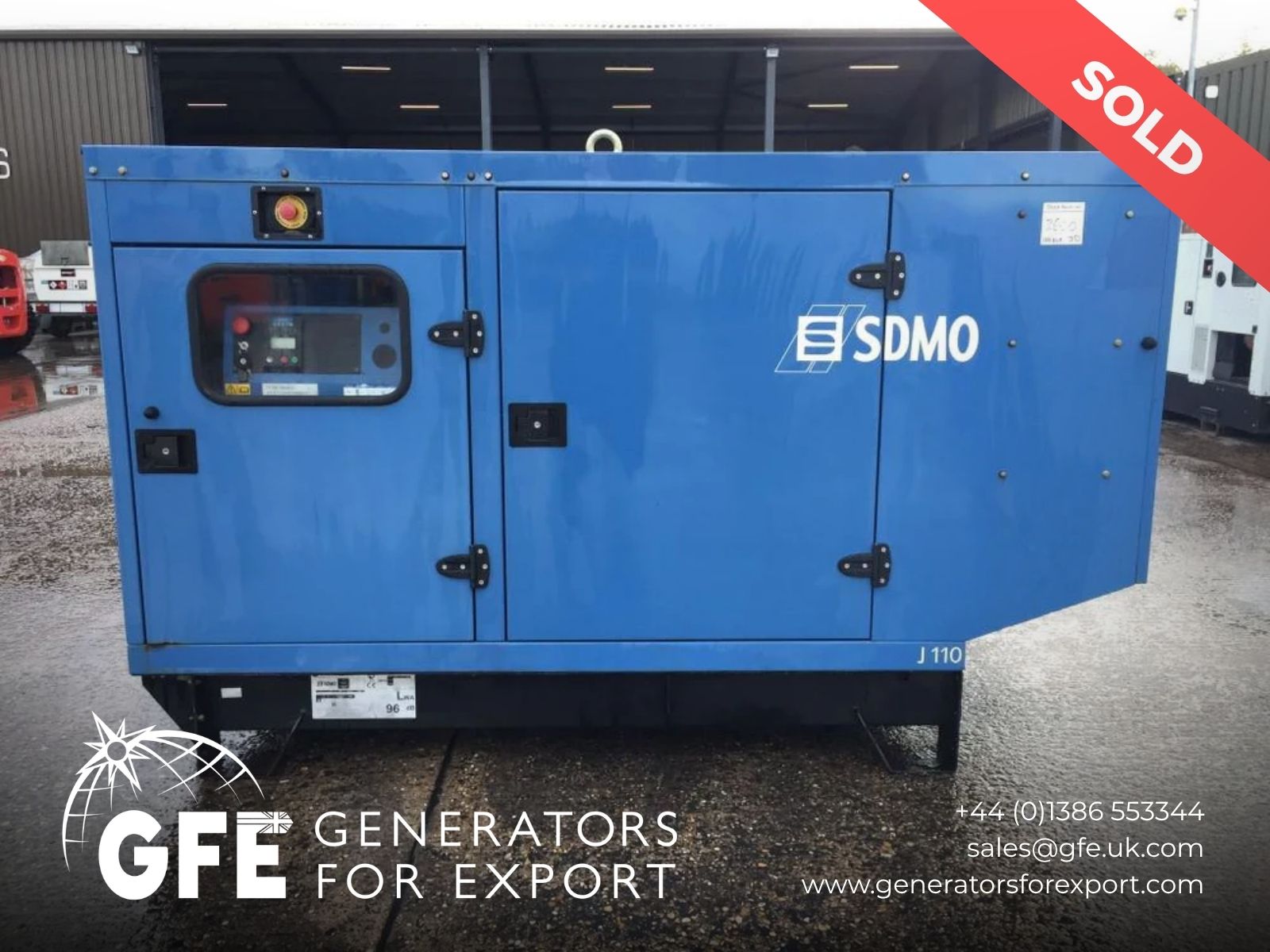 100KVA SDMO John Deere used generator