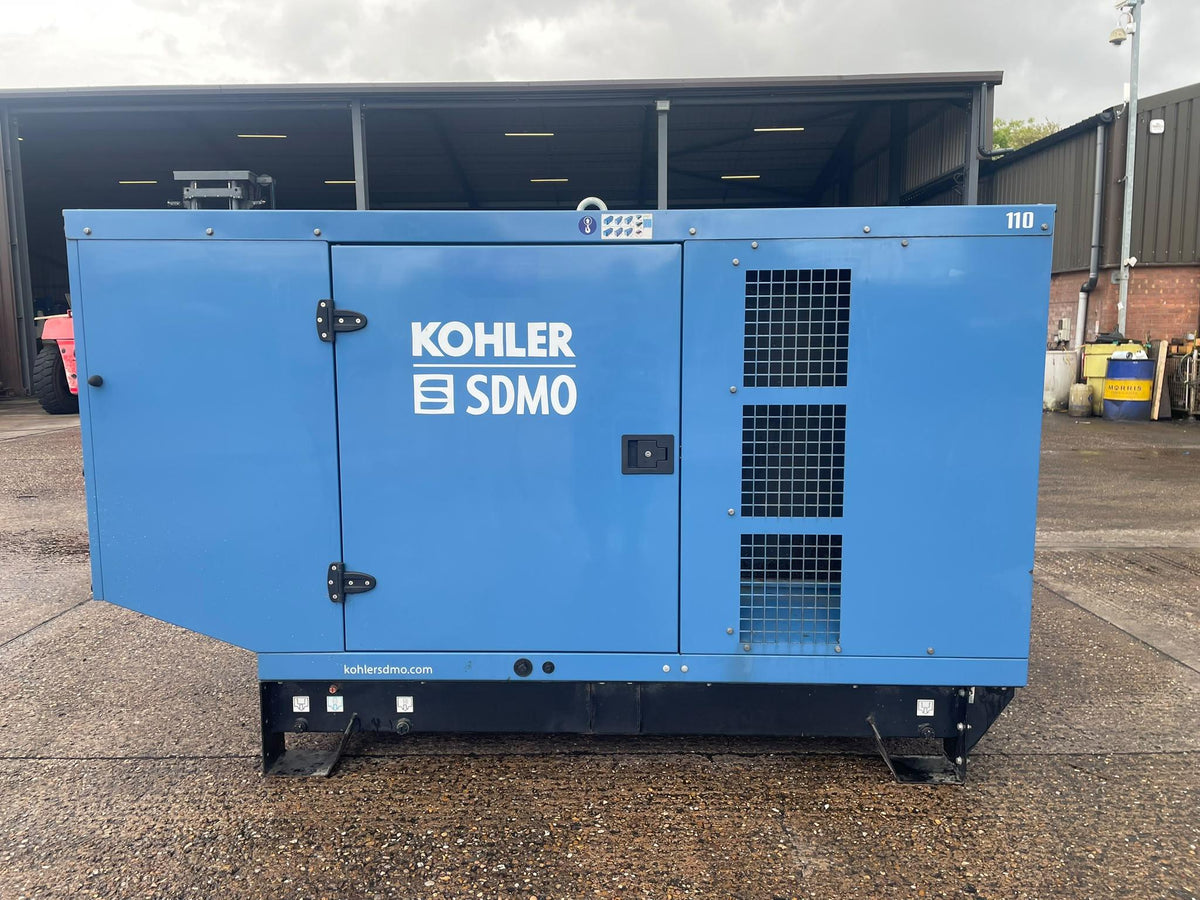 100kVA SDMO J110K John Deere 4045HF120 Canopied Used Generator