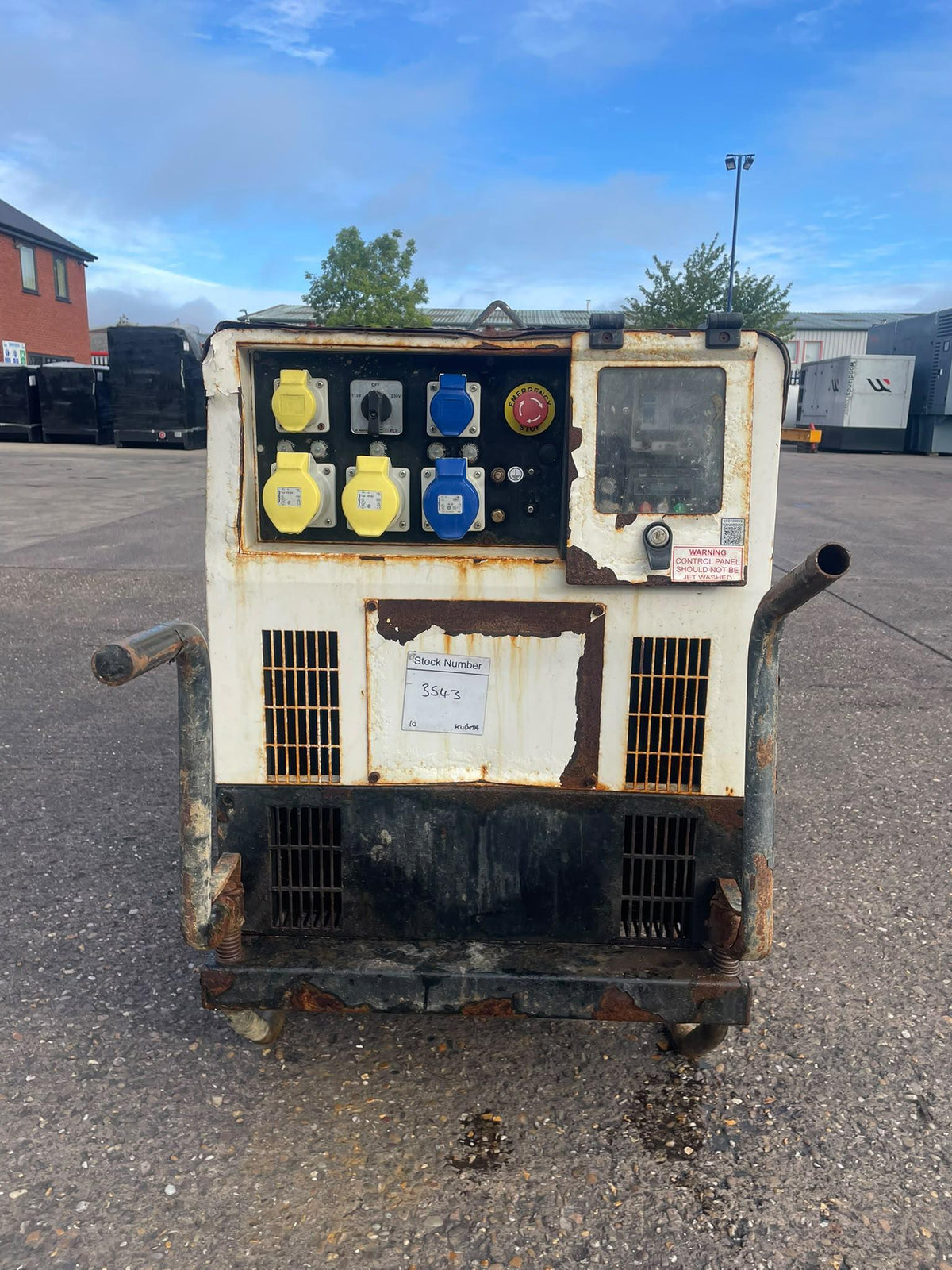 10kVA Stephill Generators SSD10000S Kubota D722 Canopied Used Generator