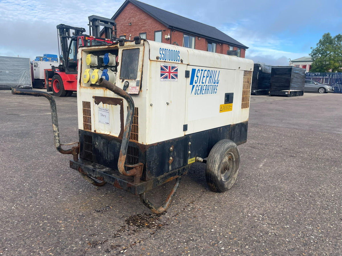 10kVA Stephill Generators SSD10000S Kubota D722 Canopied Used Generator