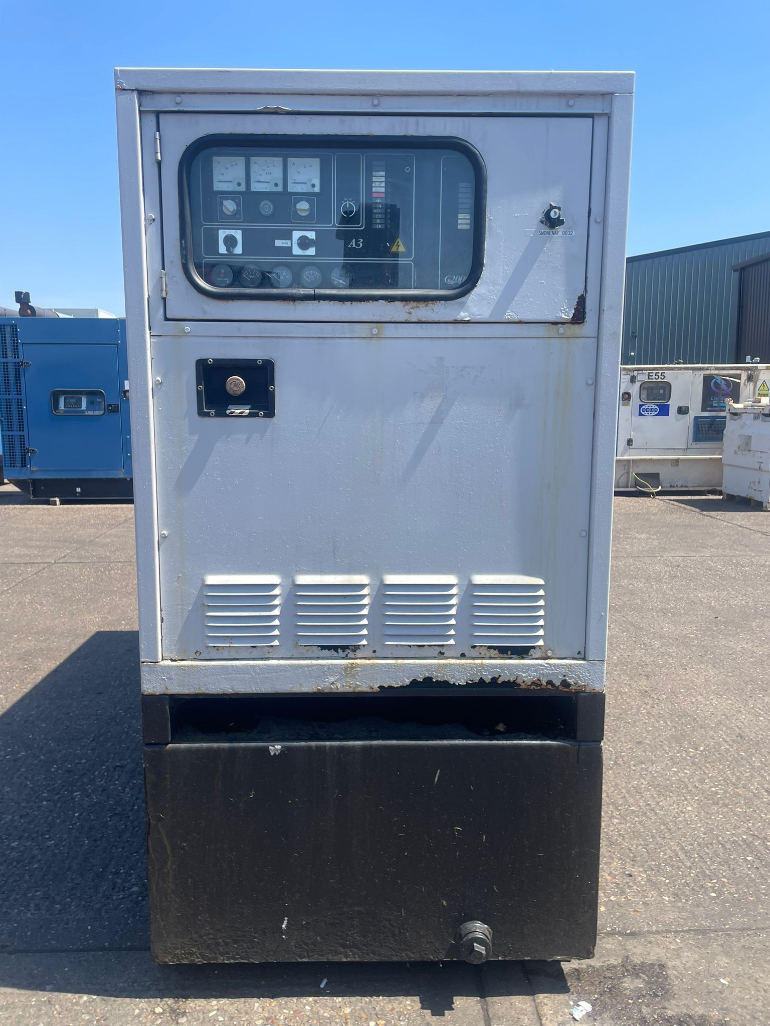 110kVA SDMO JS100 John Deere 4045HF150 Canopied Used Generator