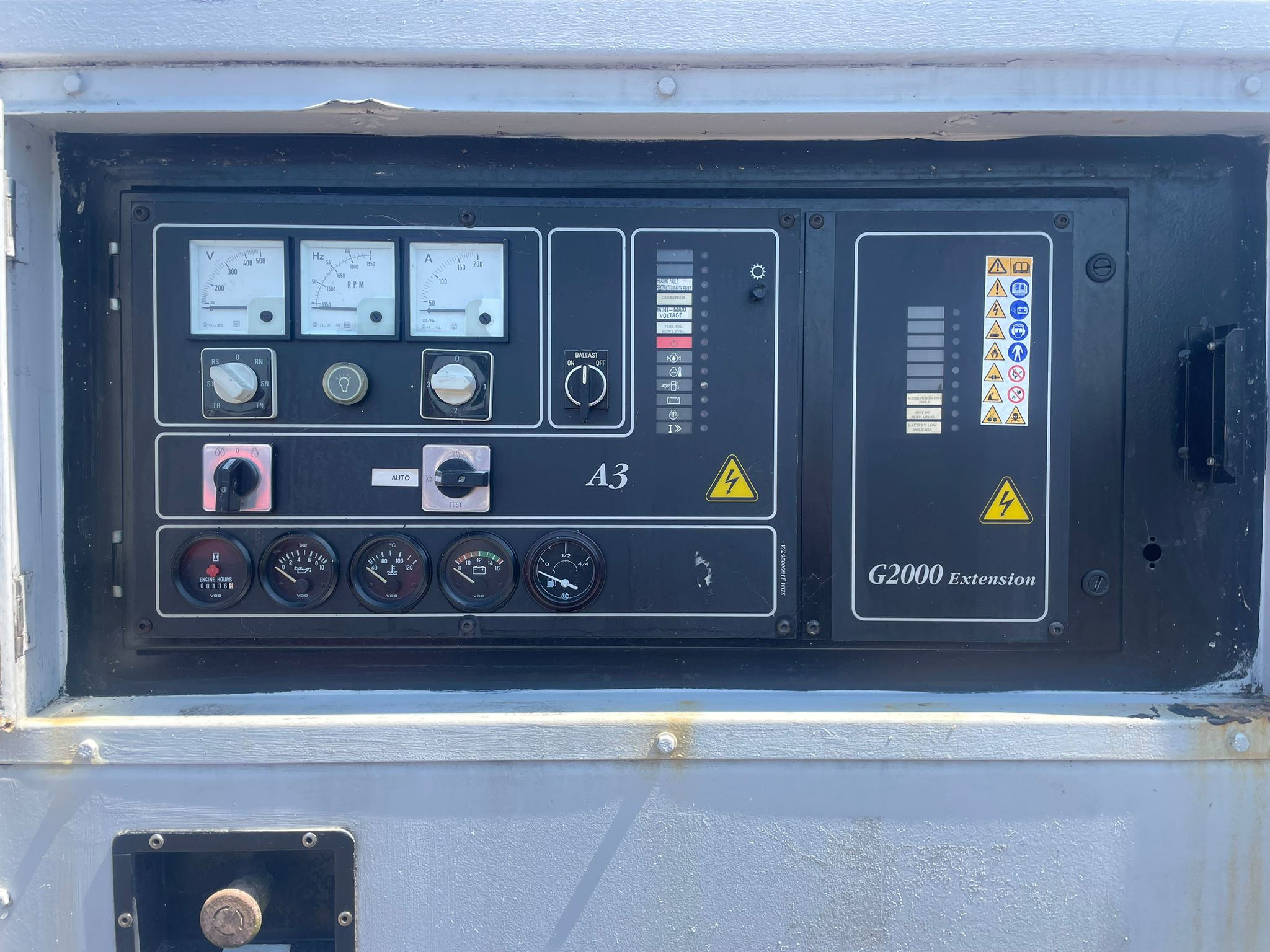 110kVA SDMO JS100 John Deere 4045HF150 Canopied Used Generator
