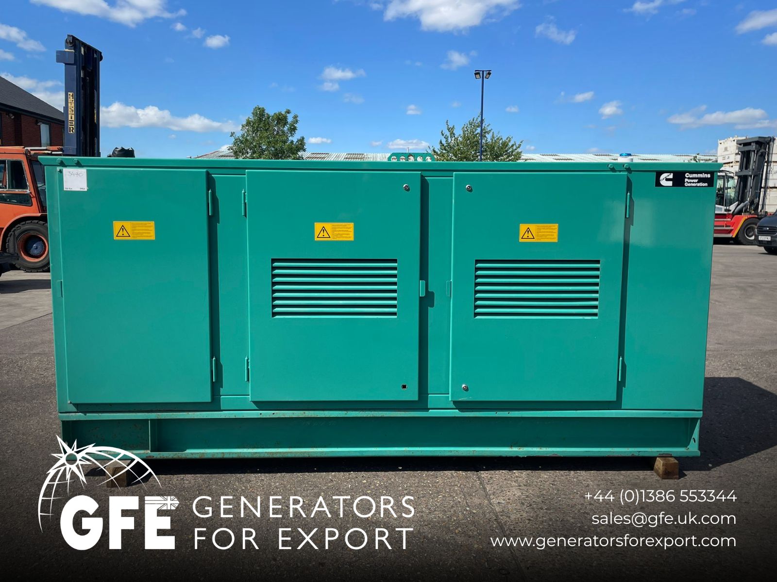 113kVA Petbow AHMP100-5 Iveco 450036 Canopied Used Generator