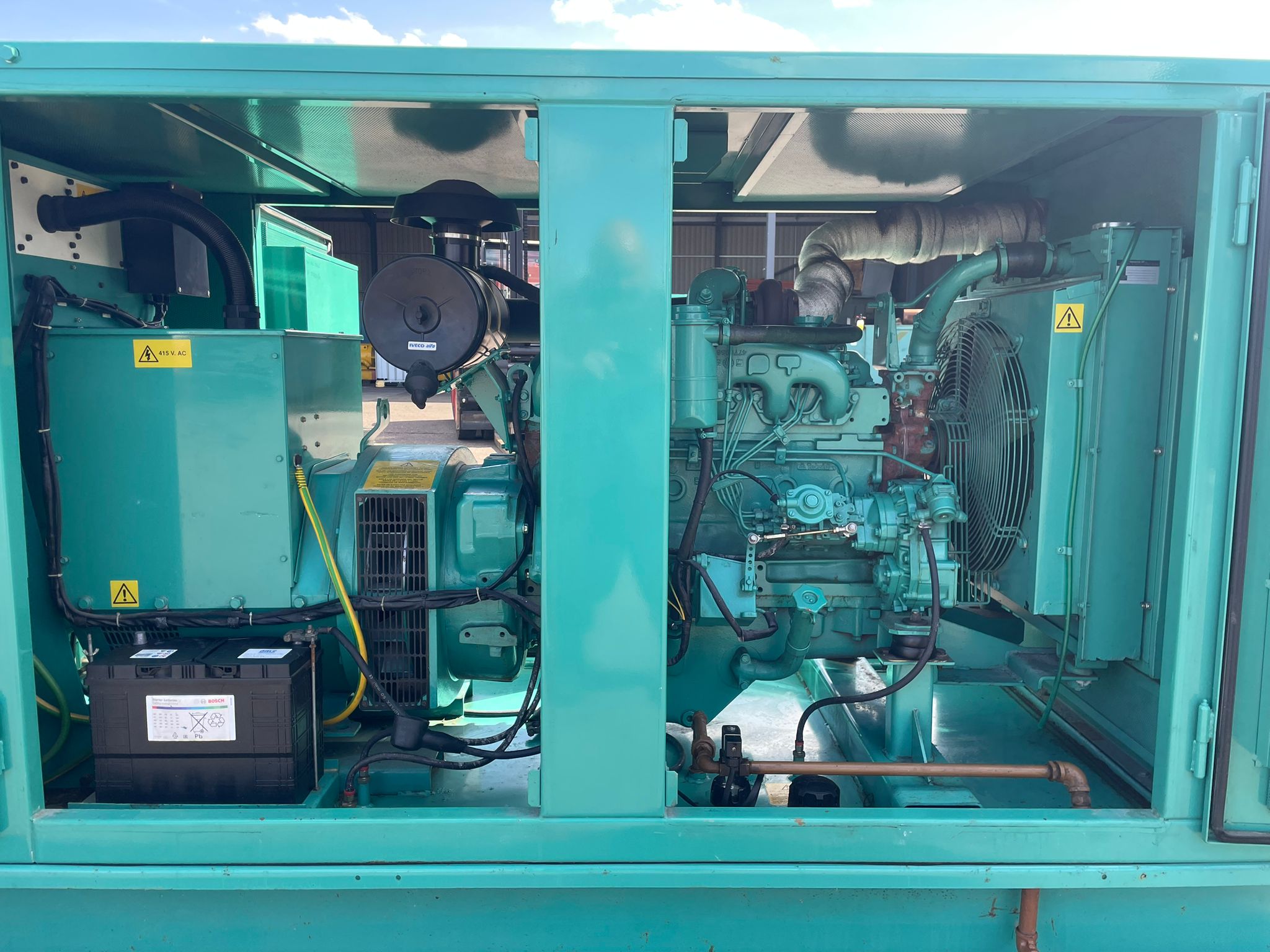 113kVA Petbow AHMP100-5 Iveco 450036 Canopied Used Generator