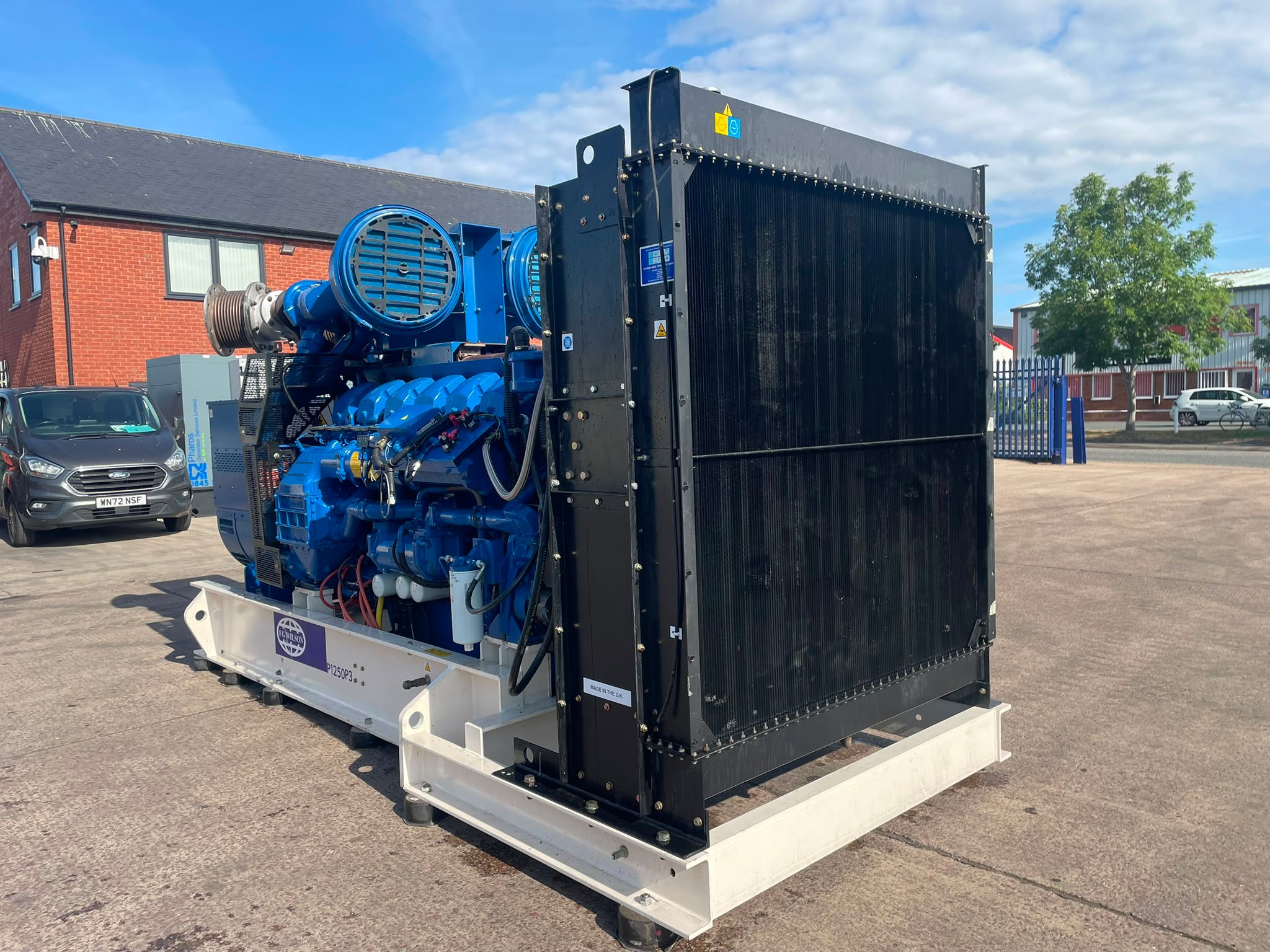 1375kVA FG Wilson P1250P3 Perkins 4012-46TWG2A 1500 Open Used Generator