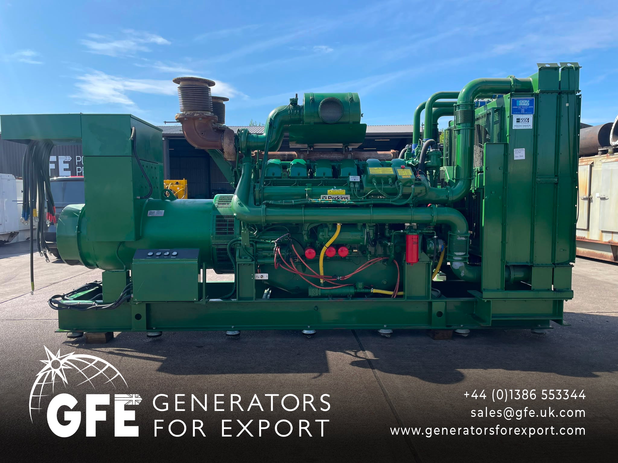 1650kVA Puma 1 AMHR 1500DP Perkins 4012TAG24 Open Used Generator