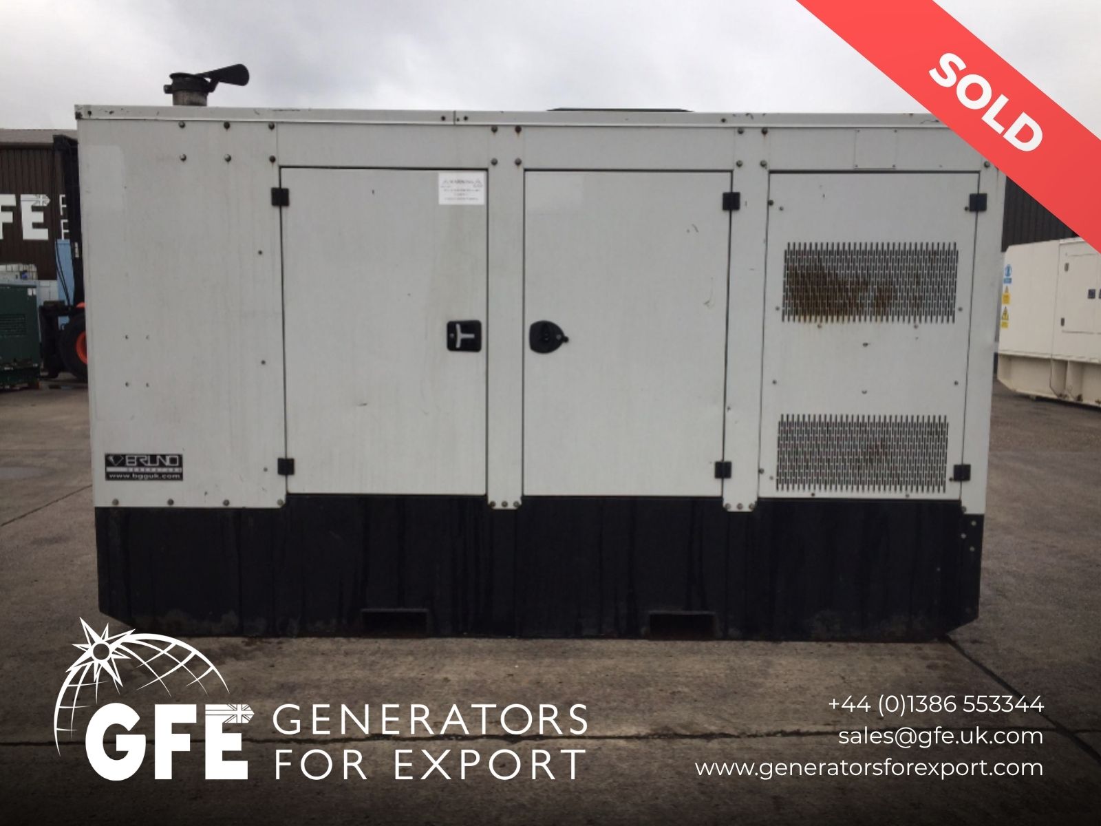 180KVA Bruno Iveco used generator