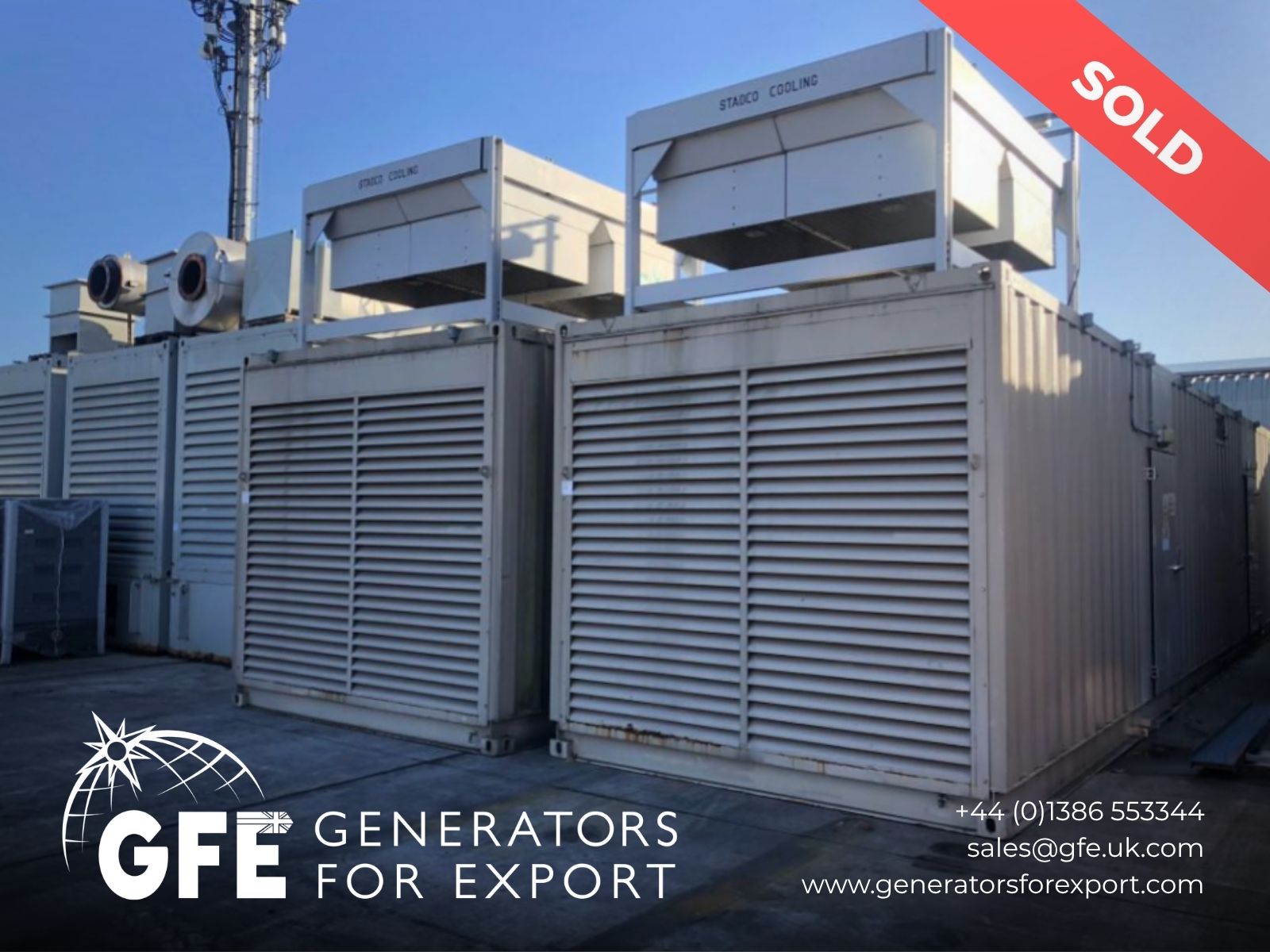 1900kVA SDMO Mitsubishi used generator (2/2)