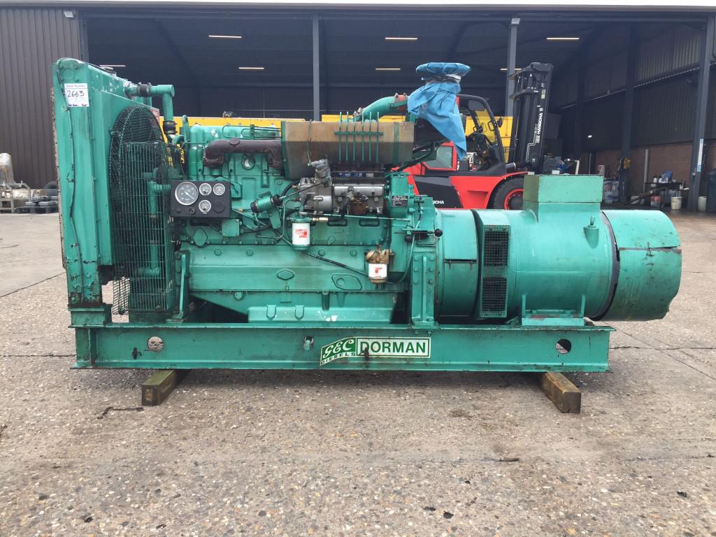 200KVA GEC Diesels Ltd Dorman used generator