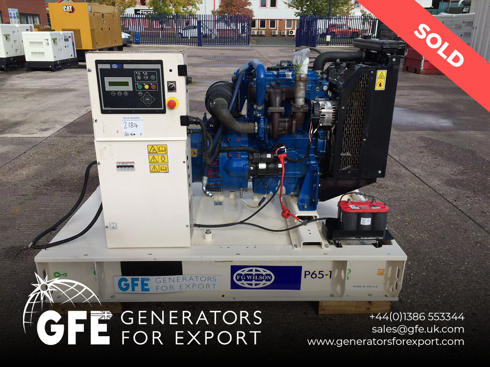 60KVA FG Wilson Perkins used generator