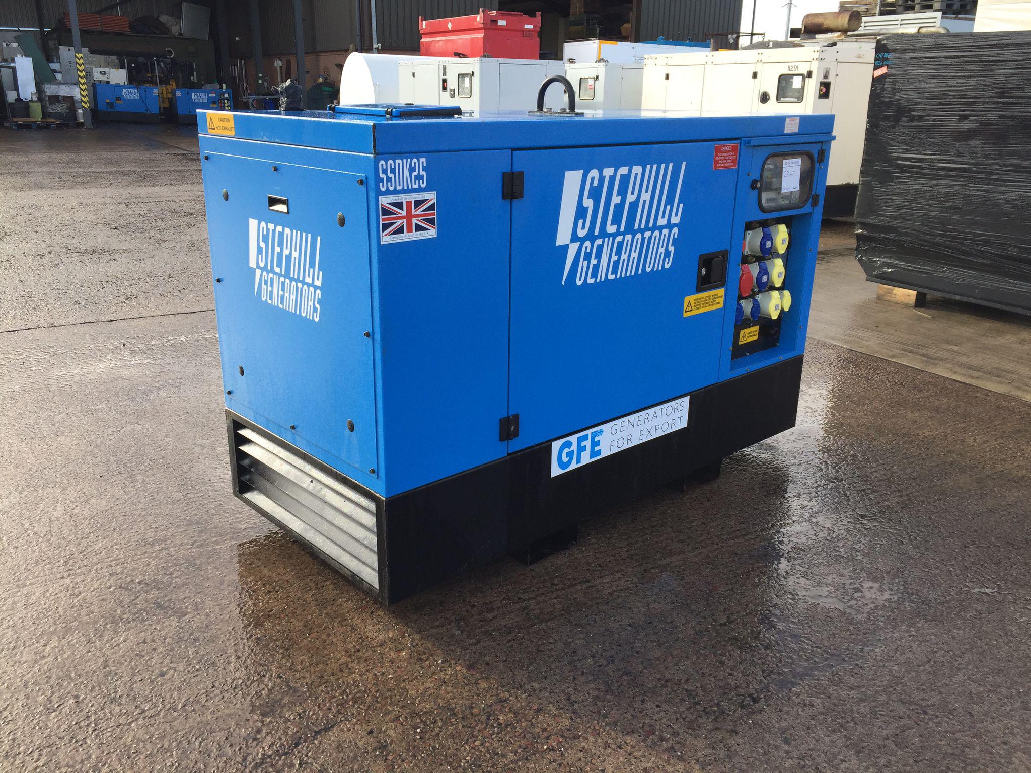 25KVA Stephill Kubota used generator