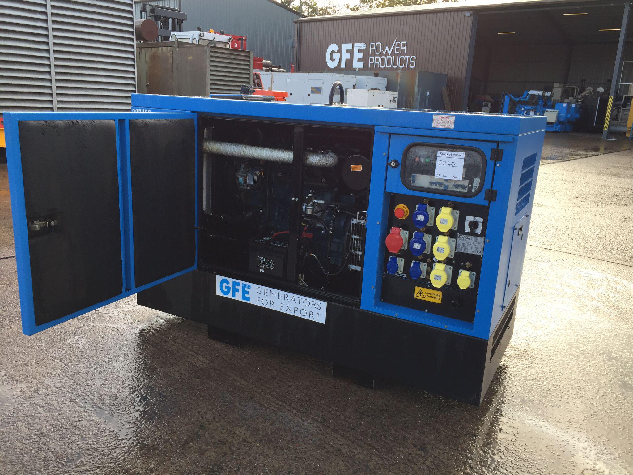 25KVA Stephill Kubota used generator
