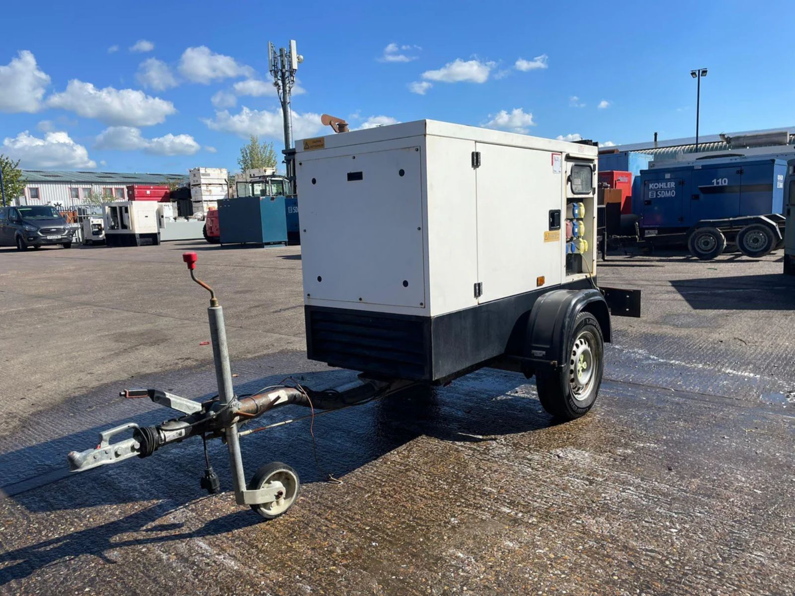 22kVA Stephill SSDK20 Kubota V2203 Trailerised Used Generator