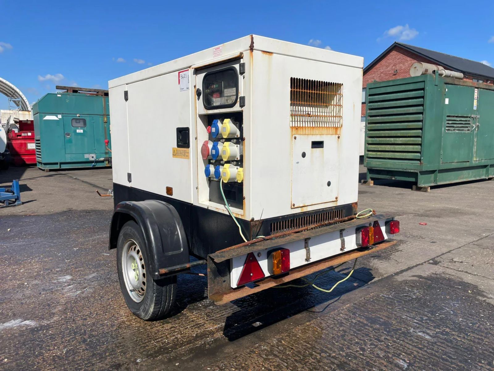 22kVA Stephill SSDK20 Kubota V2203 Trailerised Used Generator