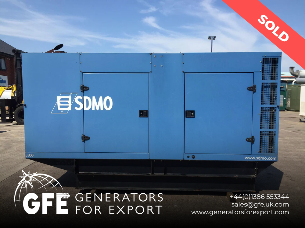 300KVA SDMO John Deere used generator