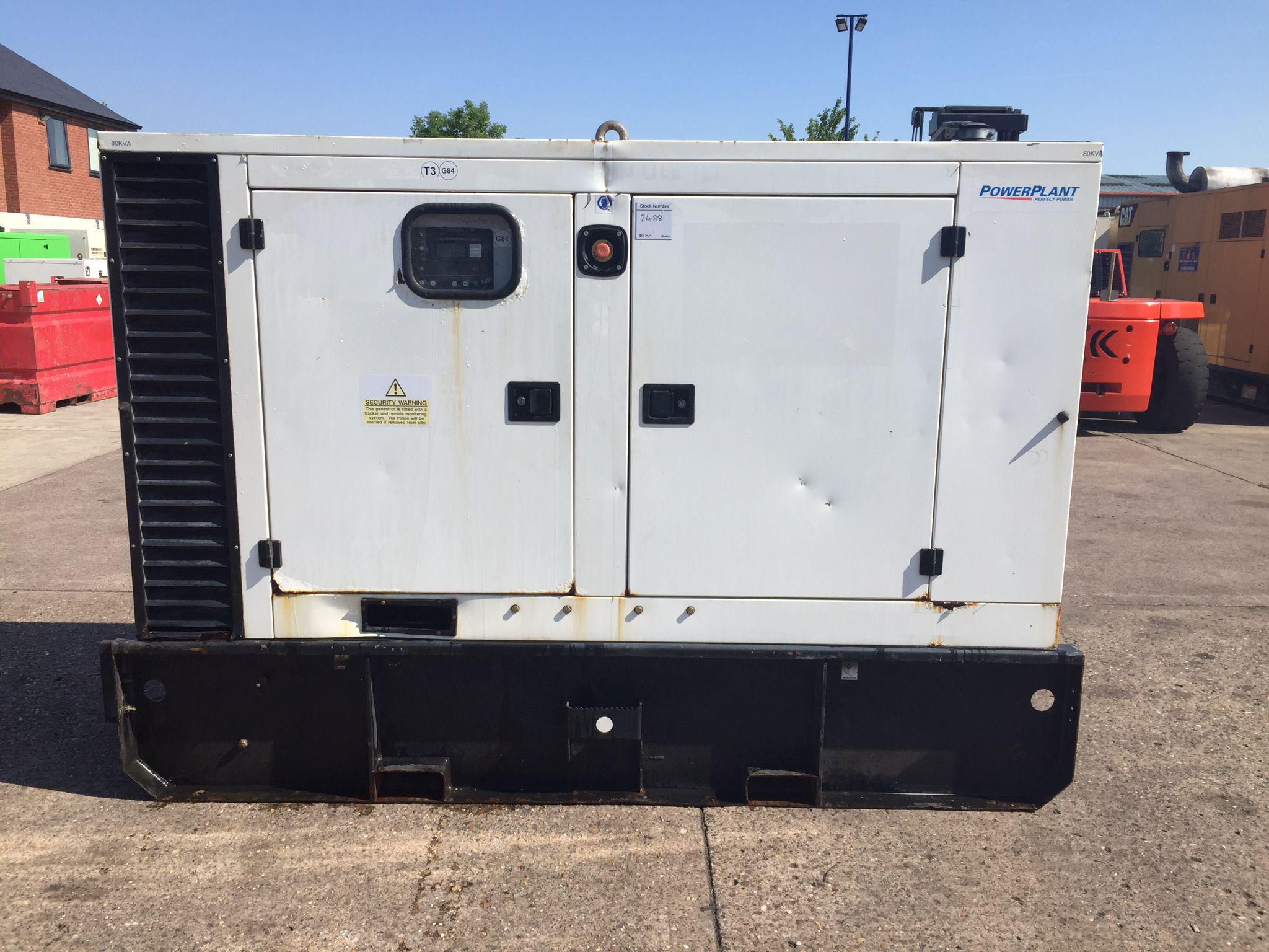 80KVA Power Plant Iveco used generator