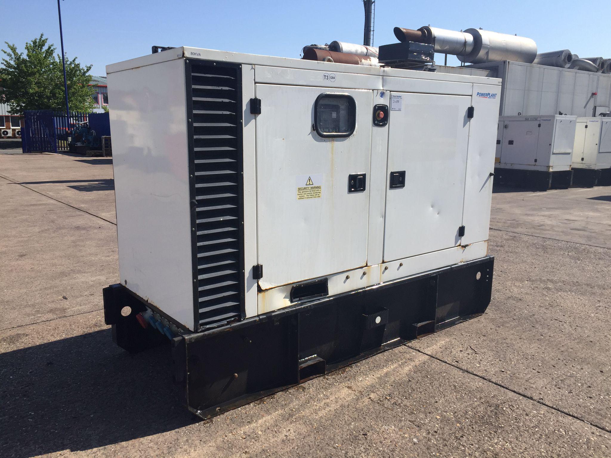 80KVA Power Plant Iveco used generator