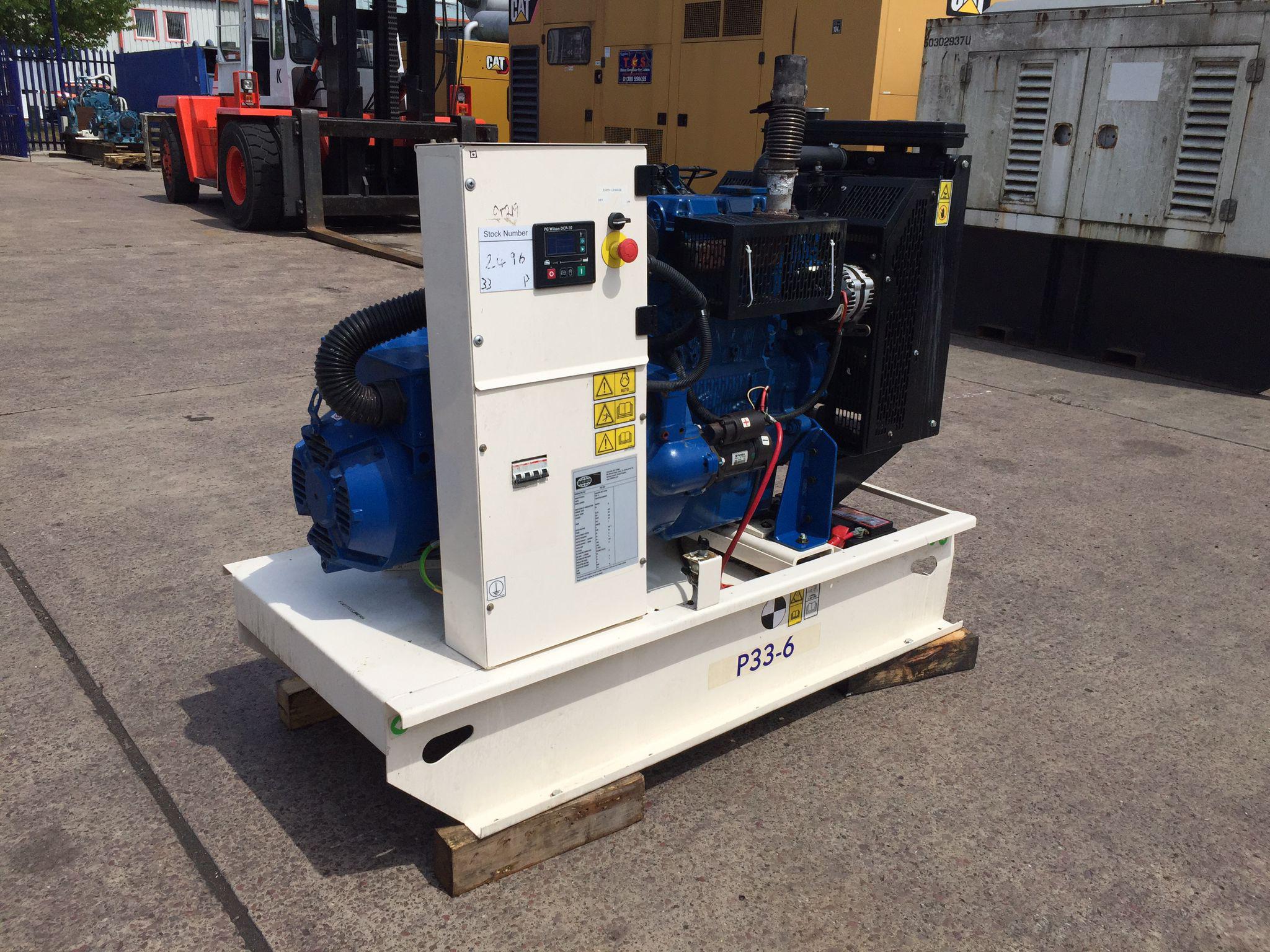 30KVA FG Wilson Perkins used generator
