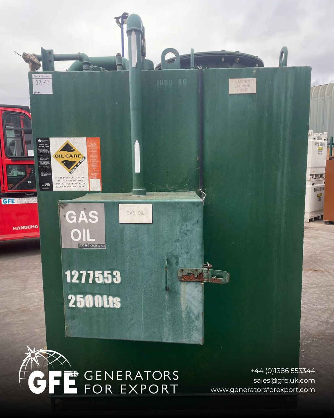 2500 Litre Fuel Tank