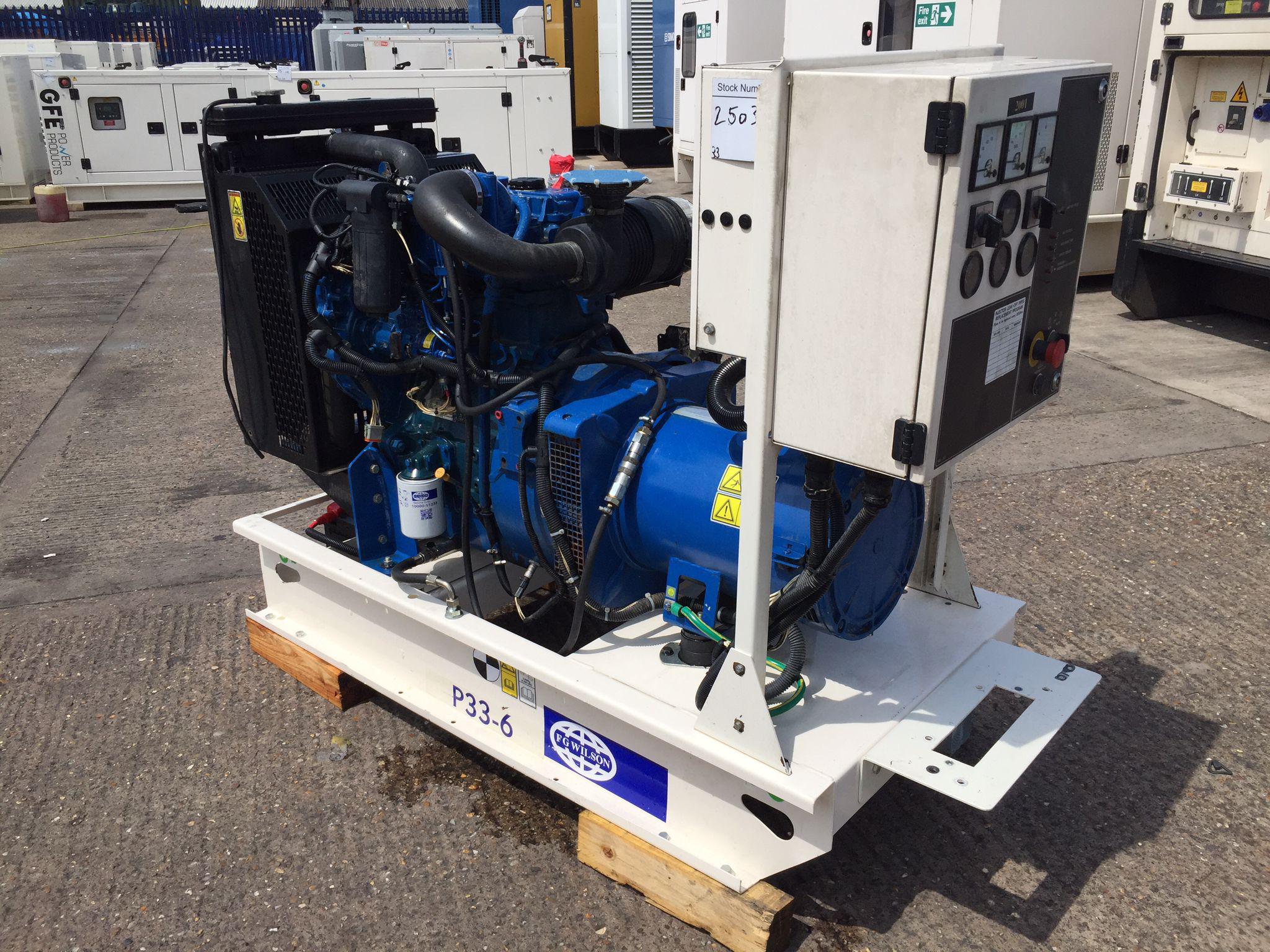 30KVA FG Wilson Perkins used generator