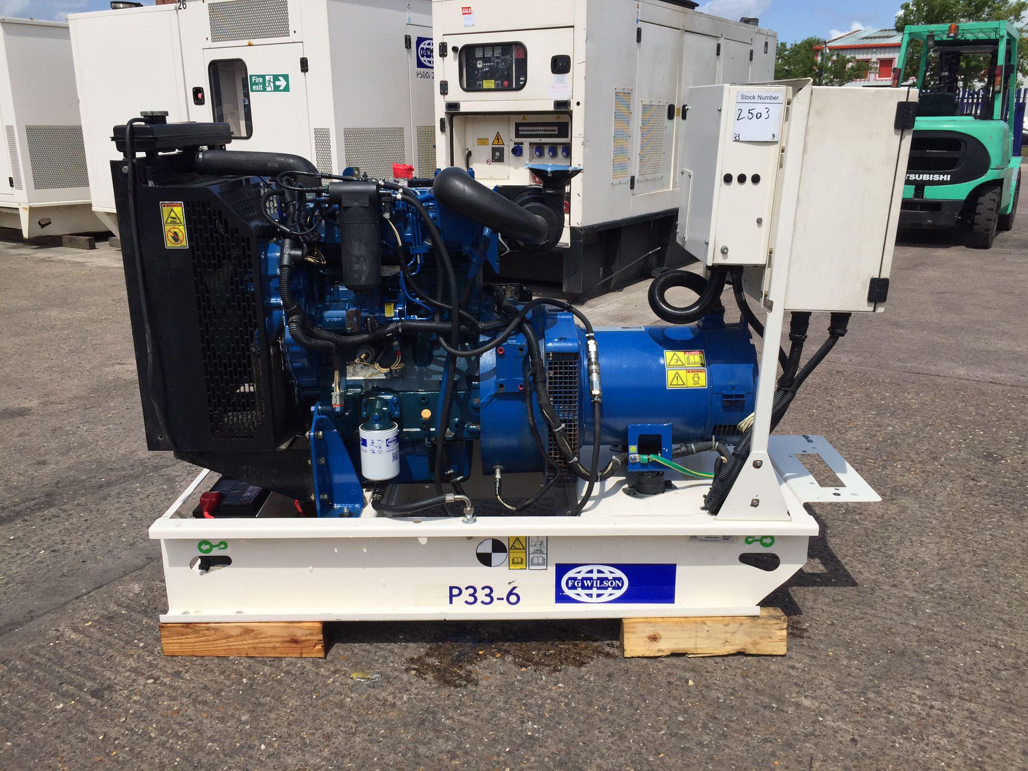 30KVA FG Wilson Perkins used generator