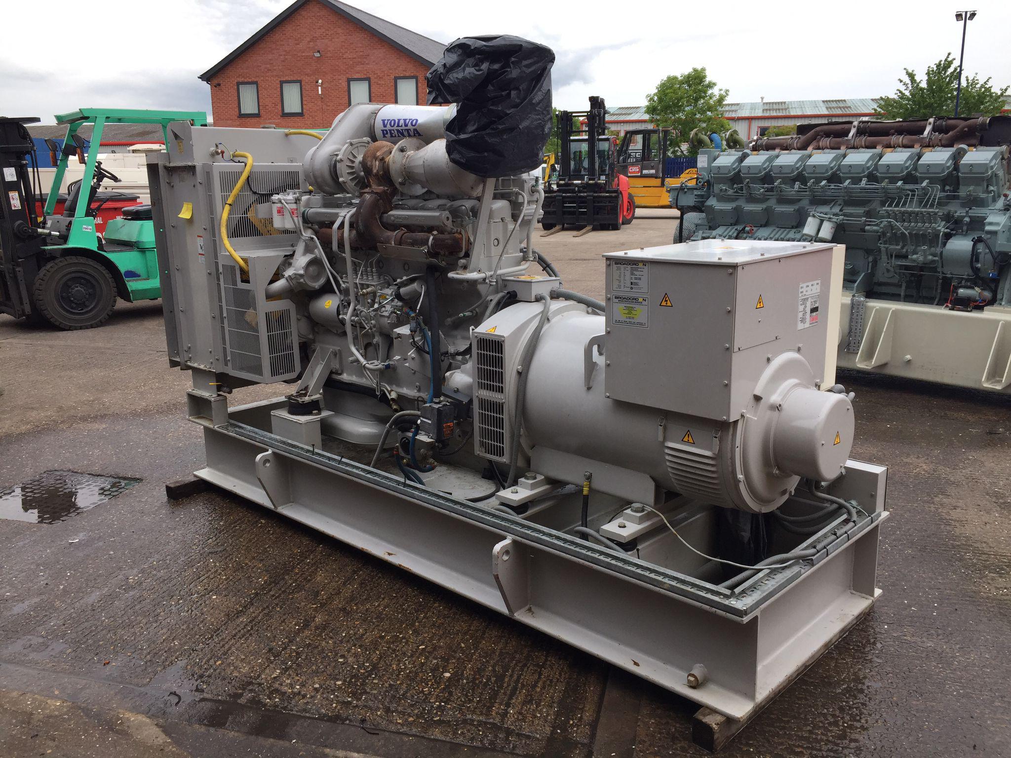 250KVA Broadcrown Volvo used generator