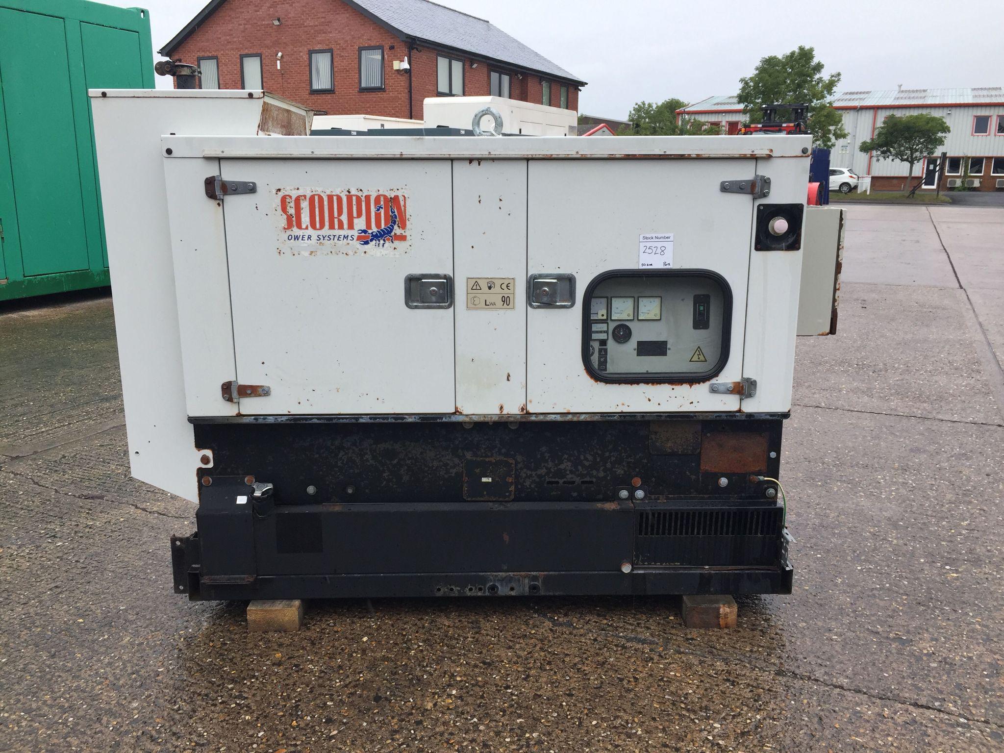 50KVA Scorpion Perkins used generator