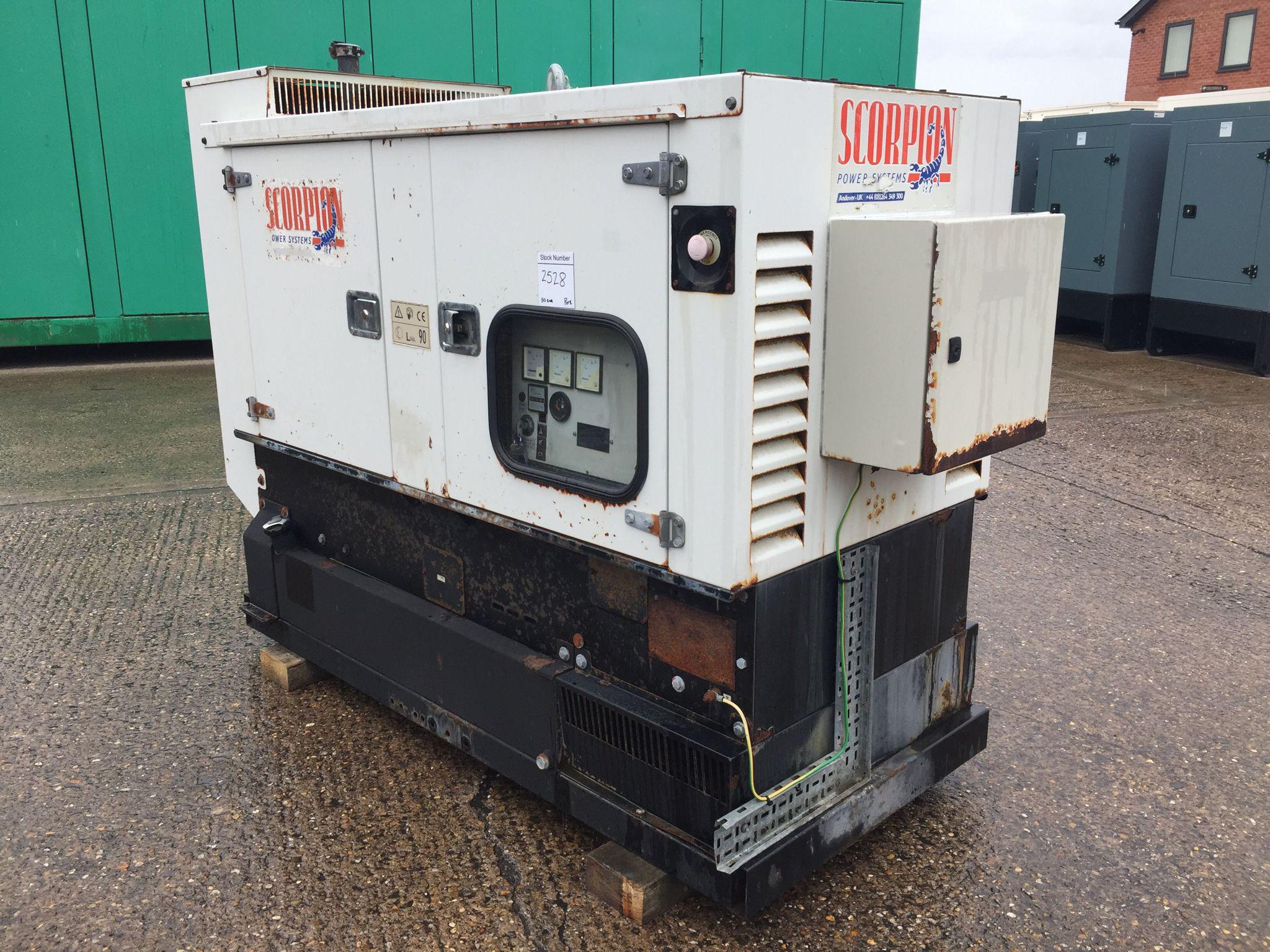 50KVA Scorpion Perkins used generator