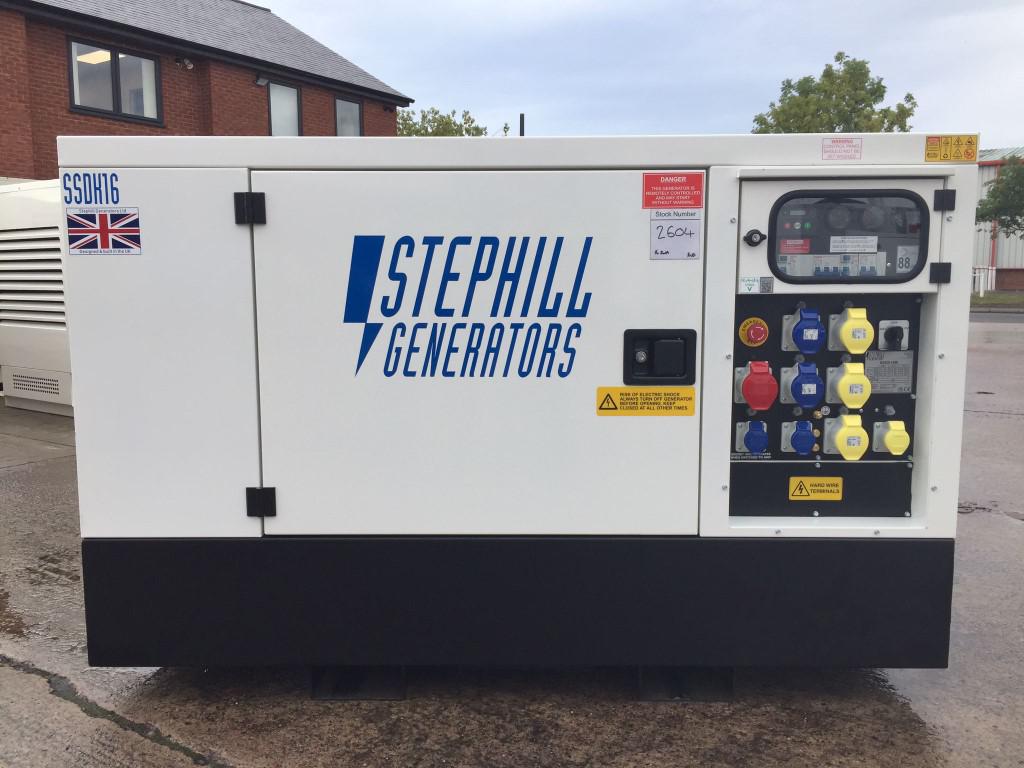 16KVA Stephill Generators Kubota used generator