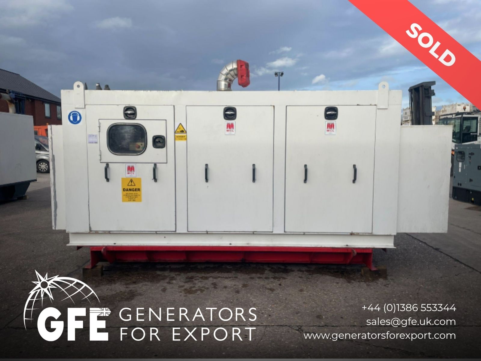 267kVA Munradtech Volvo used generator