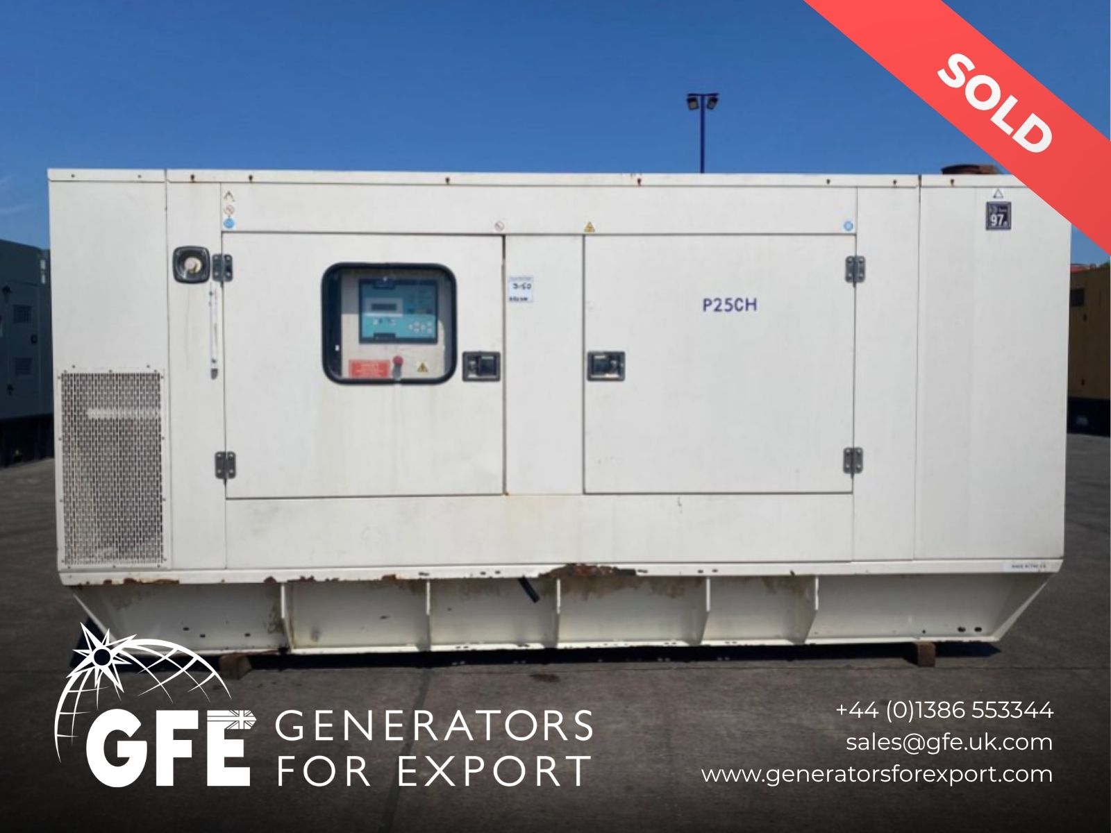 275kVA FG Wilson Perkins used generator