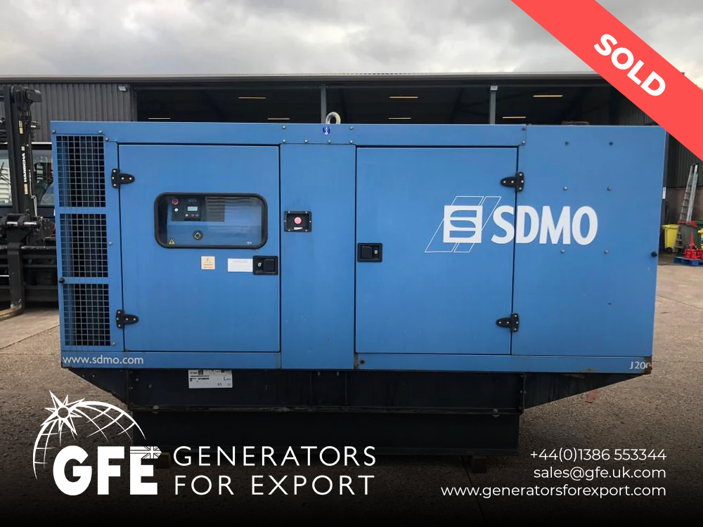 200kVA SDMO John Deere used generator