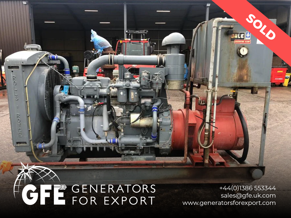 140kVA Dale Rolls Royce used generator