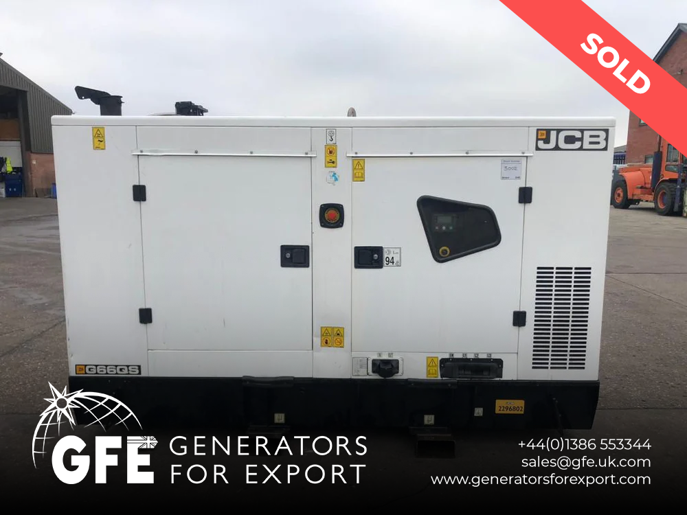 70kVA JCB used generator