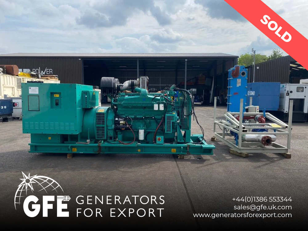 825kVA CPG Cummins used generator