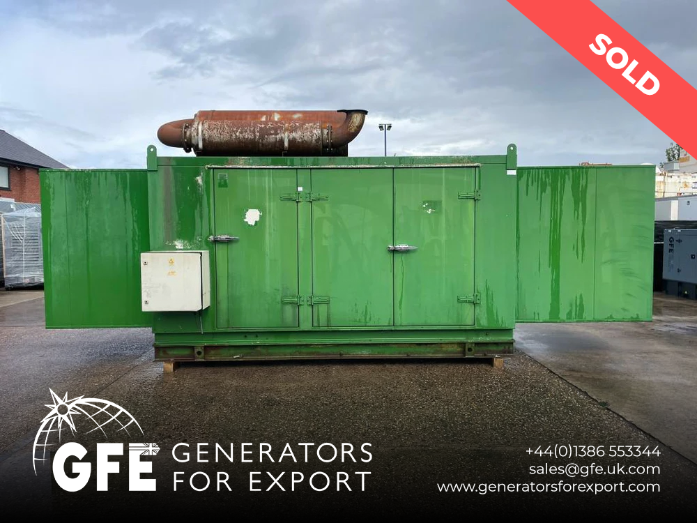 495kVA DPS Volvo used generator