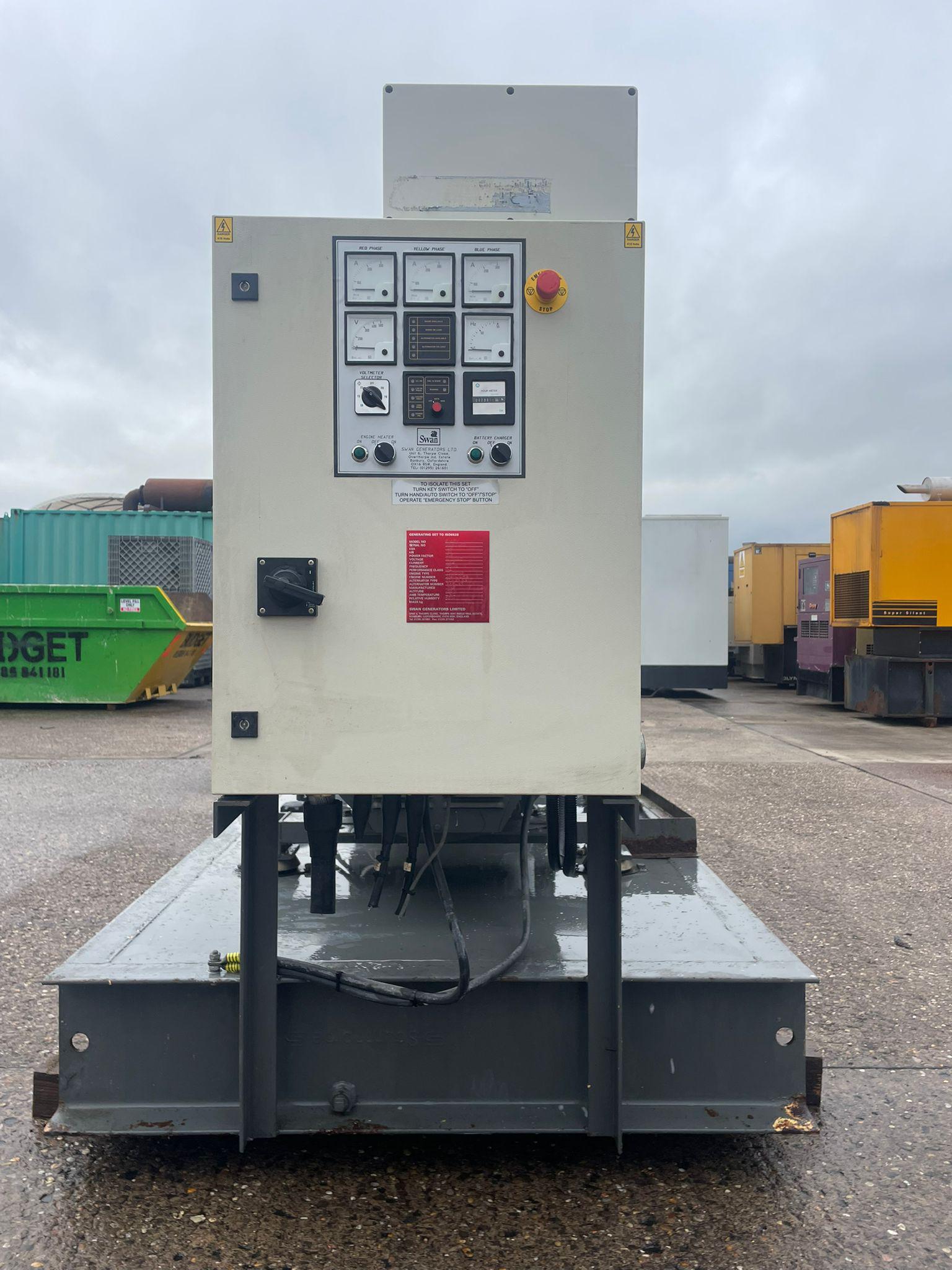 165kVA Swan Volvo used generator