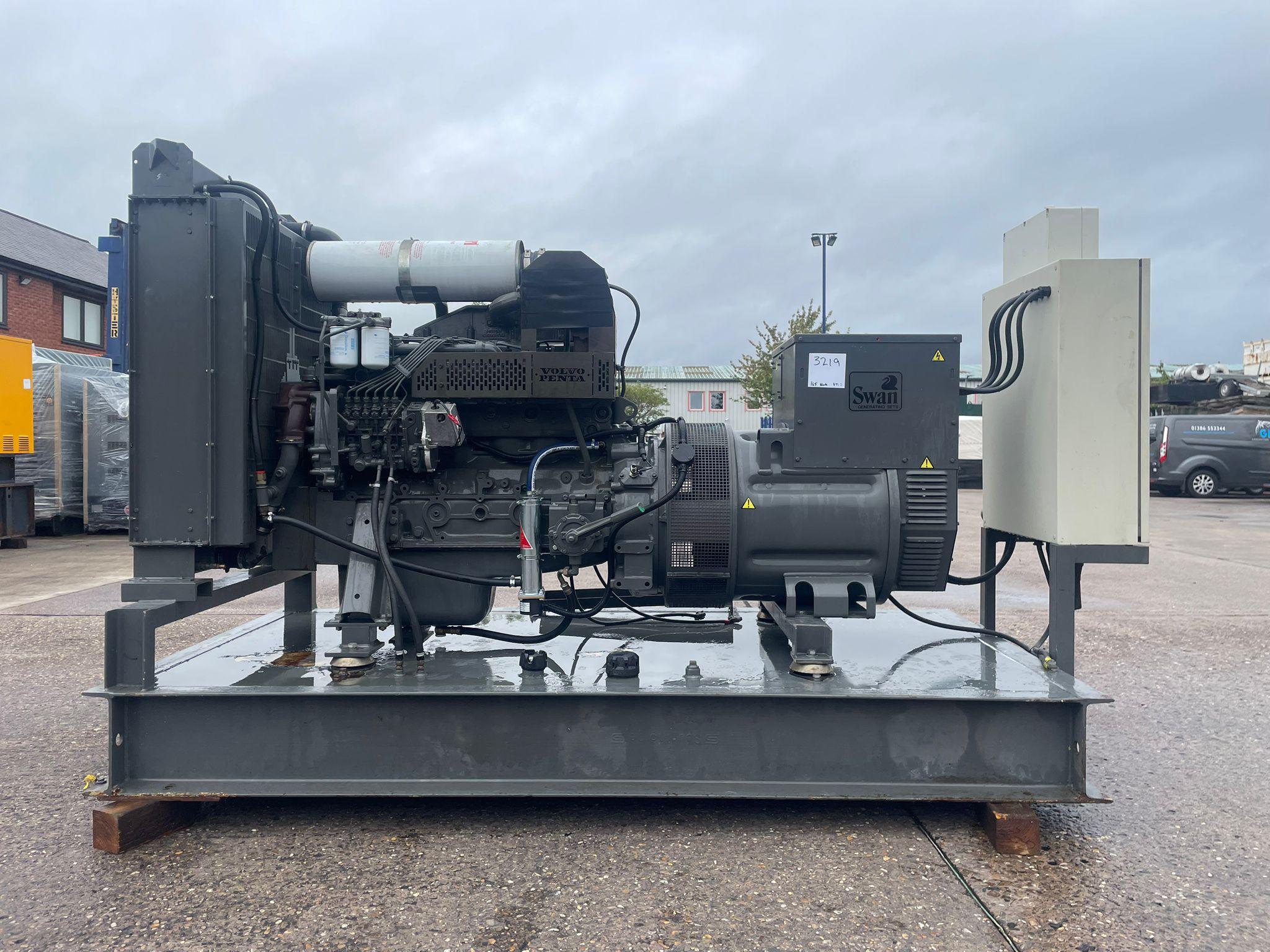 165kVA Swan Volvo used generator