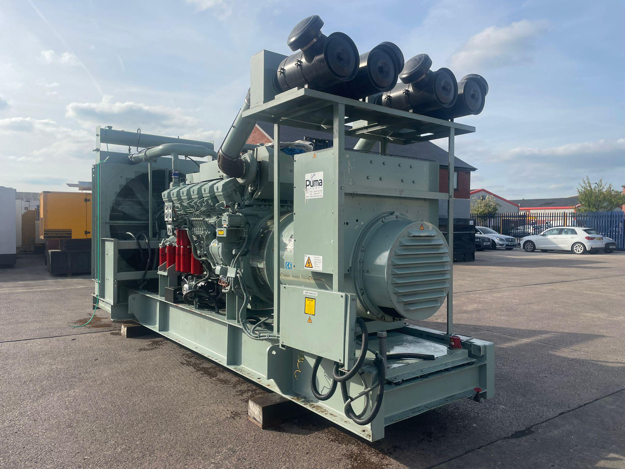 1375kVA Puma Mitsubishi used generator
