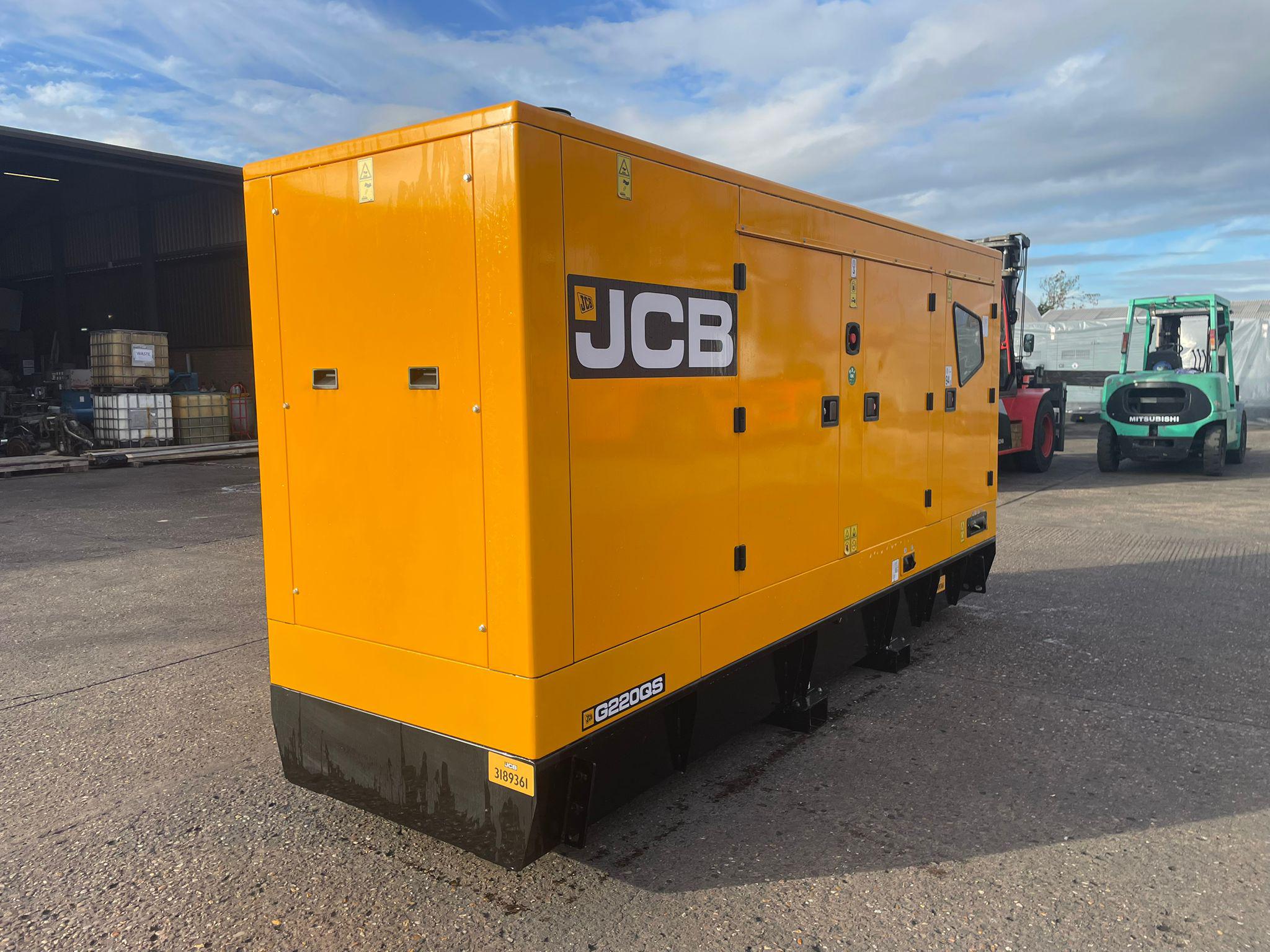 220kVA JCB used generator