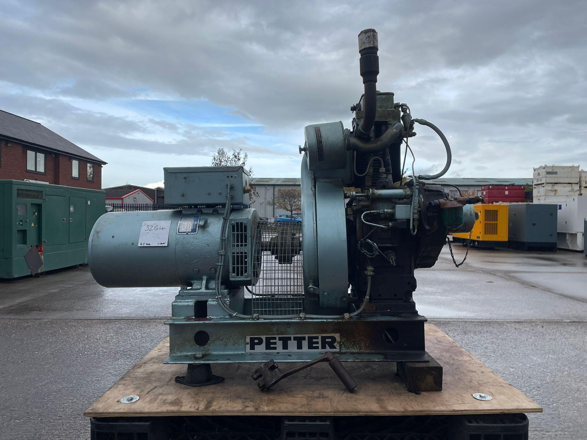 5kVA Lister Petters Petter used generator