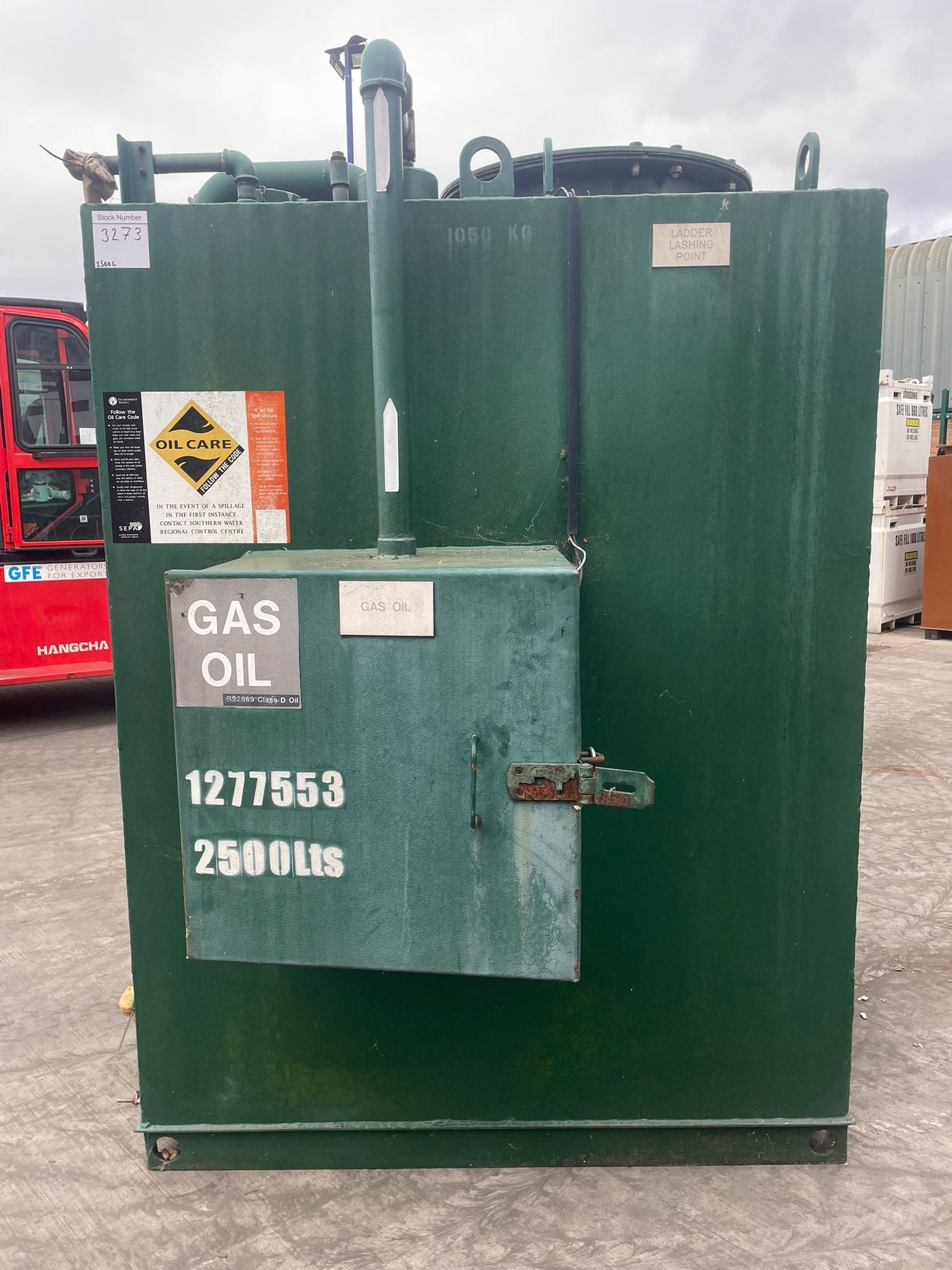 2500 Litre Fuel Tank