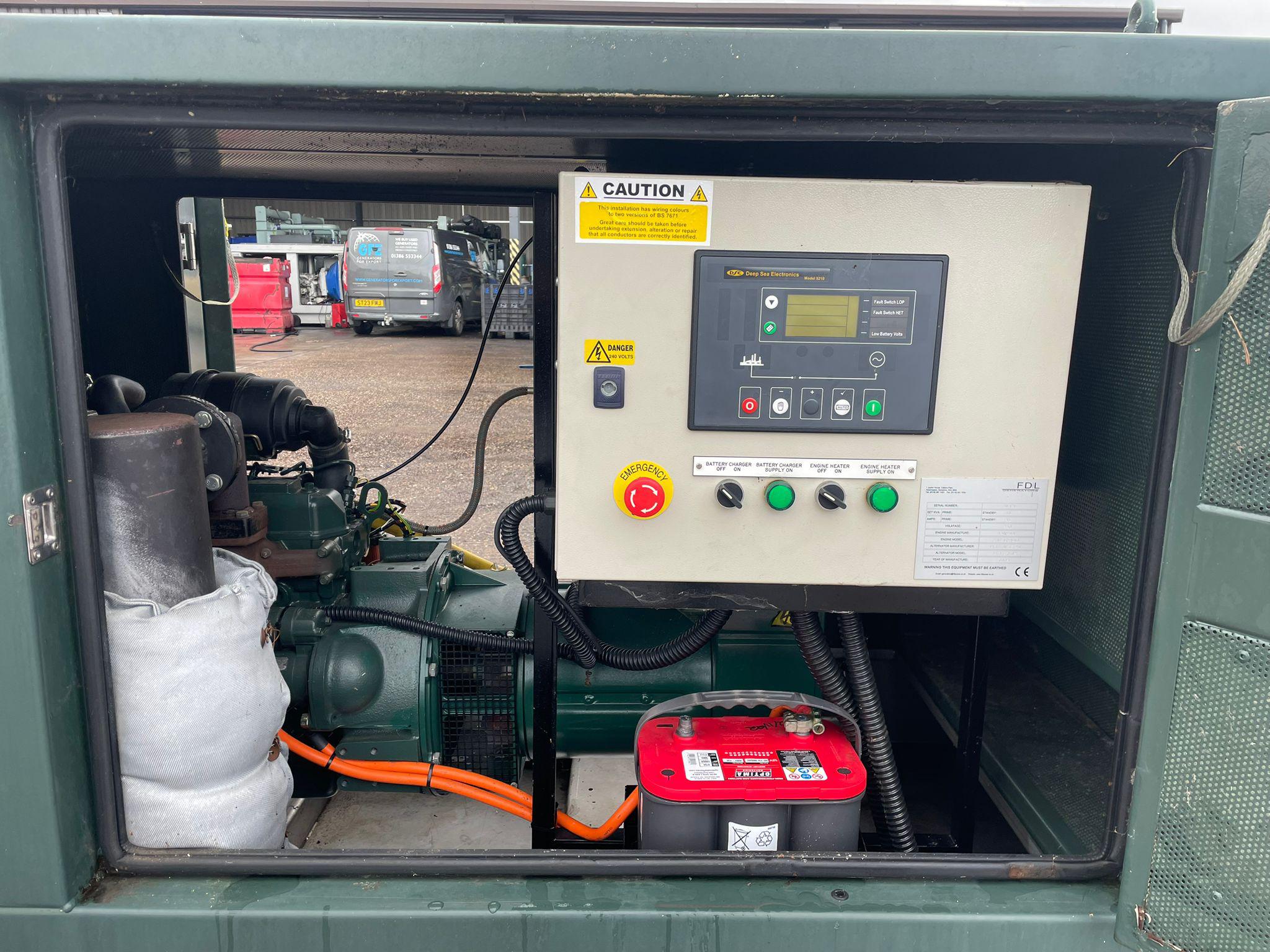 10kVA FDL Yanmar used generator