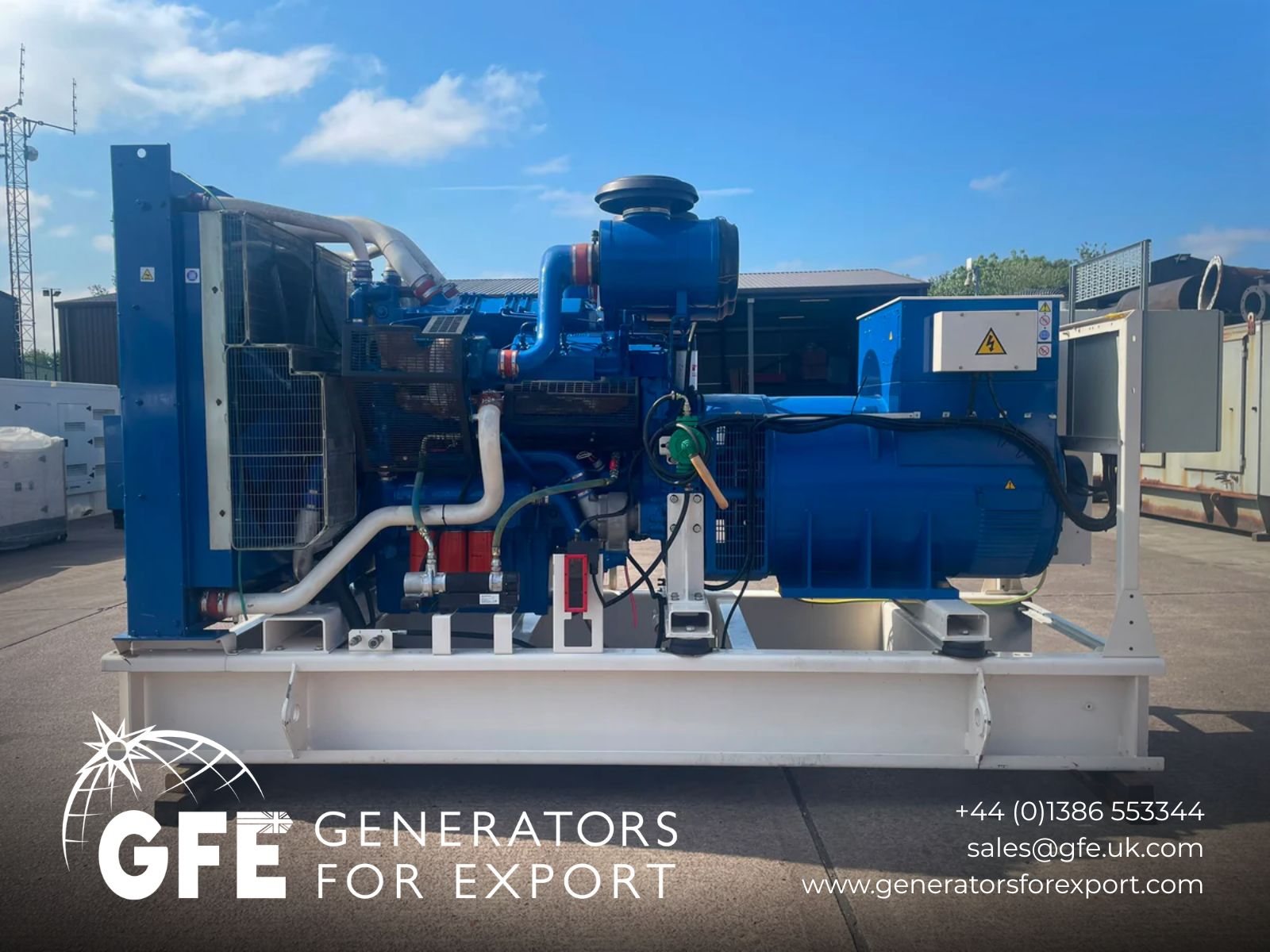 880kVA FG Wilson P800 Perkins 3012-TAG3A Open Used Generator