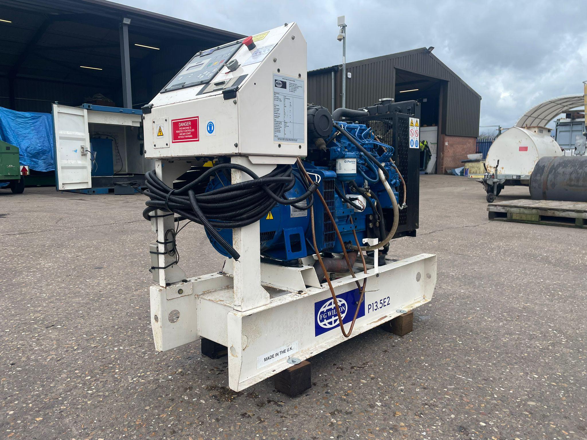 14kVA FG Wilson Perkins used generator