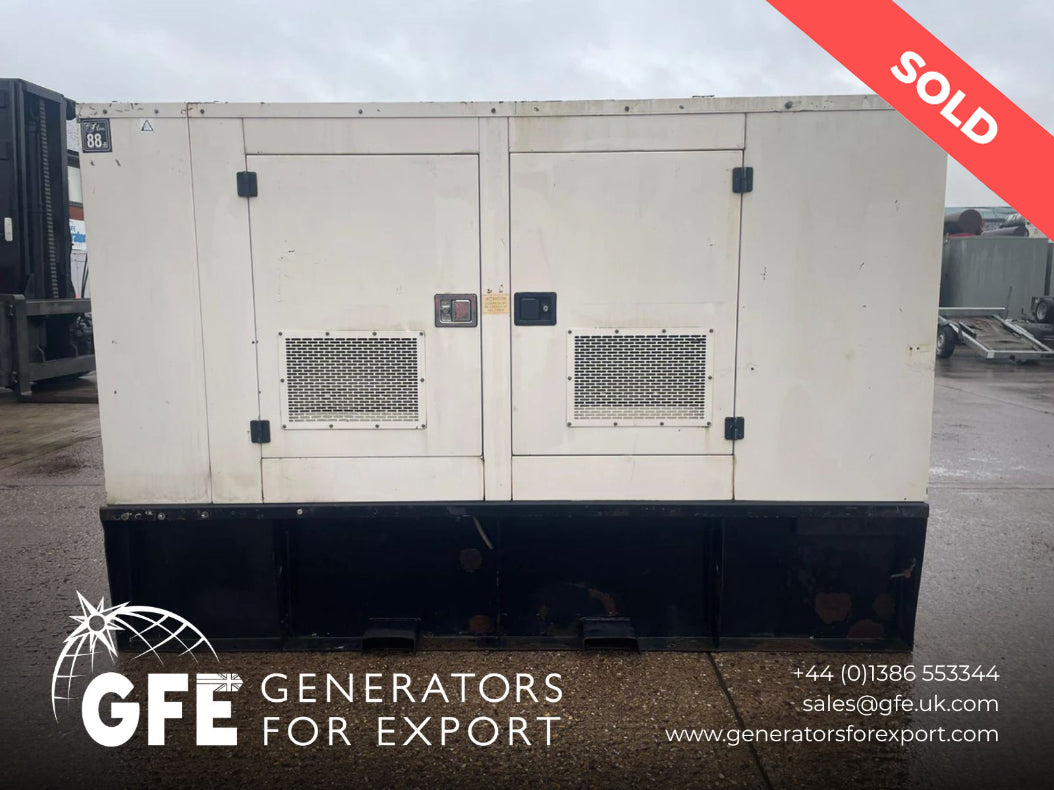 88kVA FG Wilson XD80P1 Perkins 1104A Canopied Used Generator