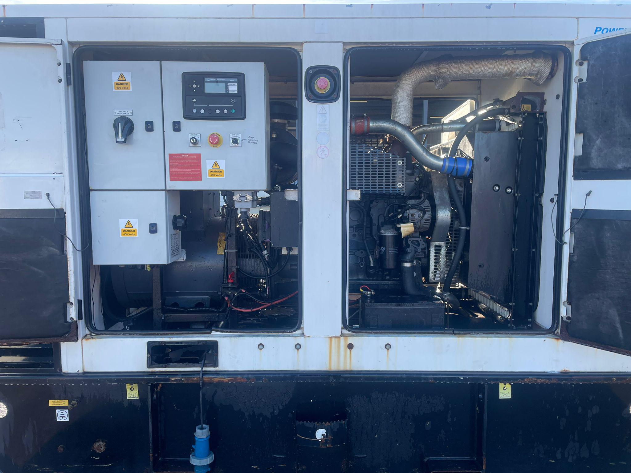 88kVA Powerplant RP80 Iveco NEF45TE1F.S5 Canopied Used Generator